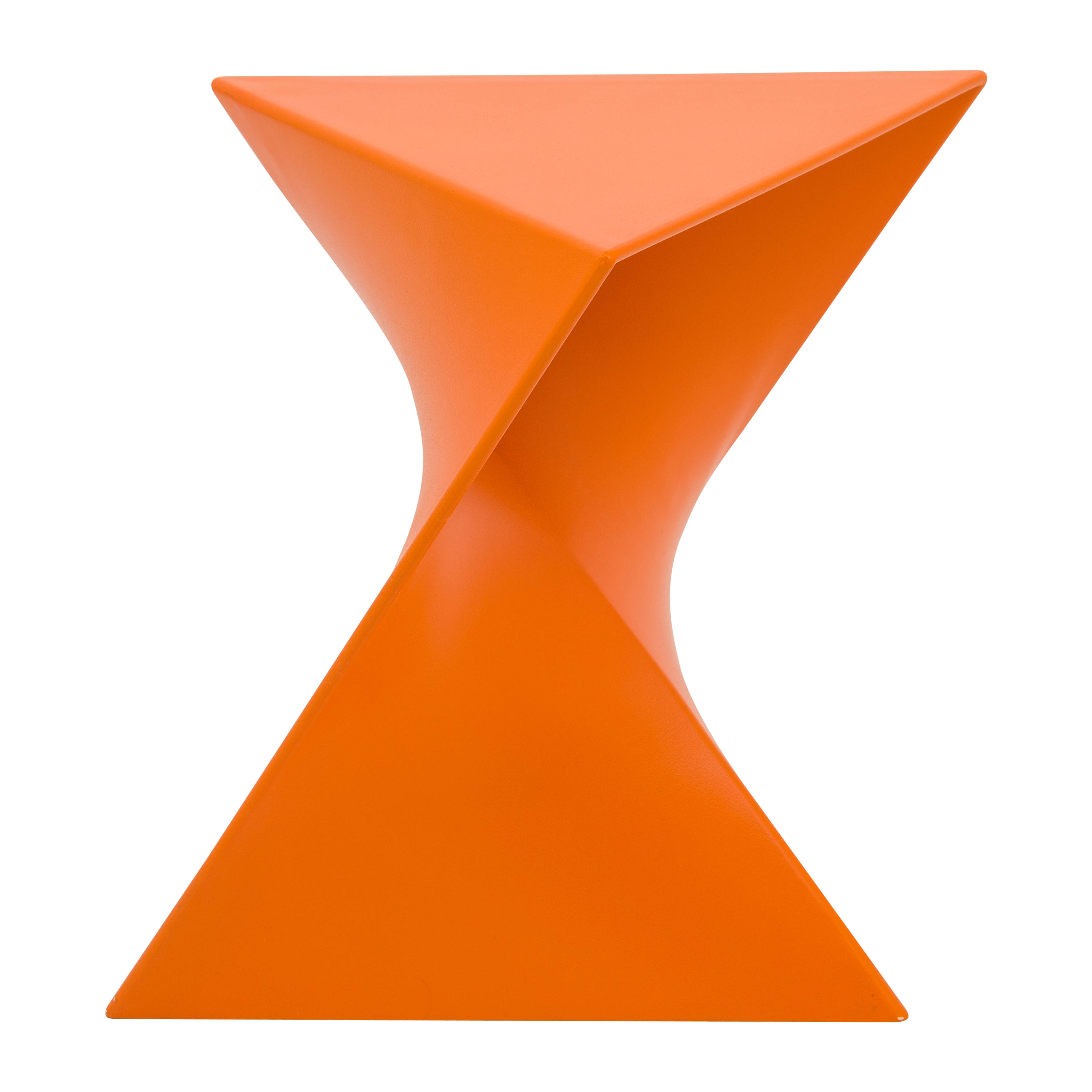 Design Edge Greta  Orange Vanity Side Table