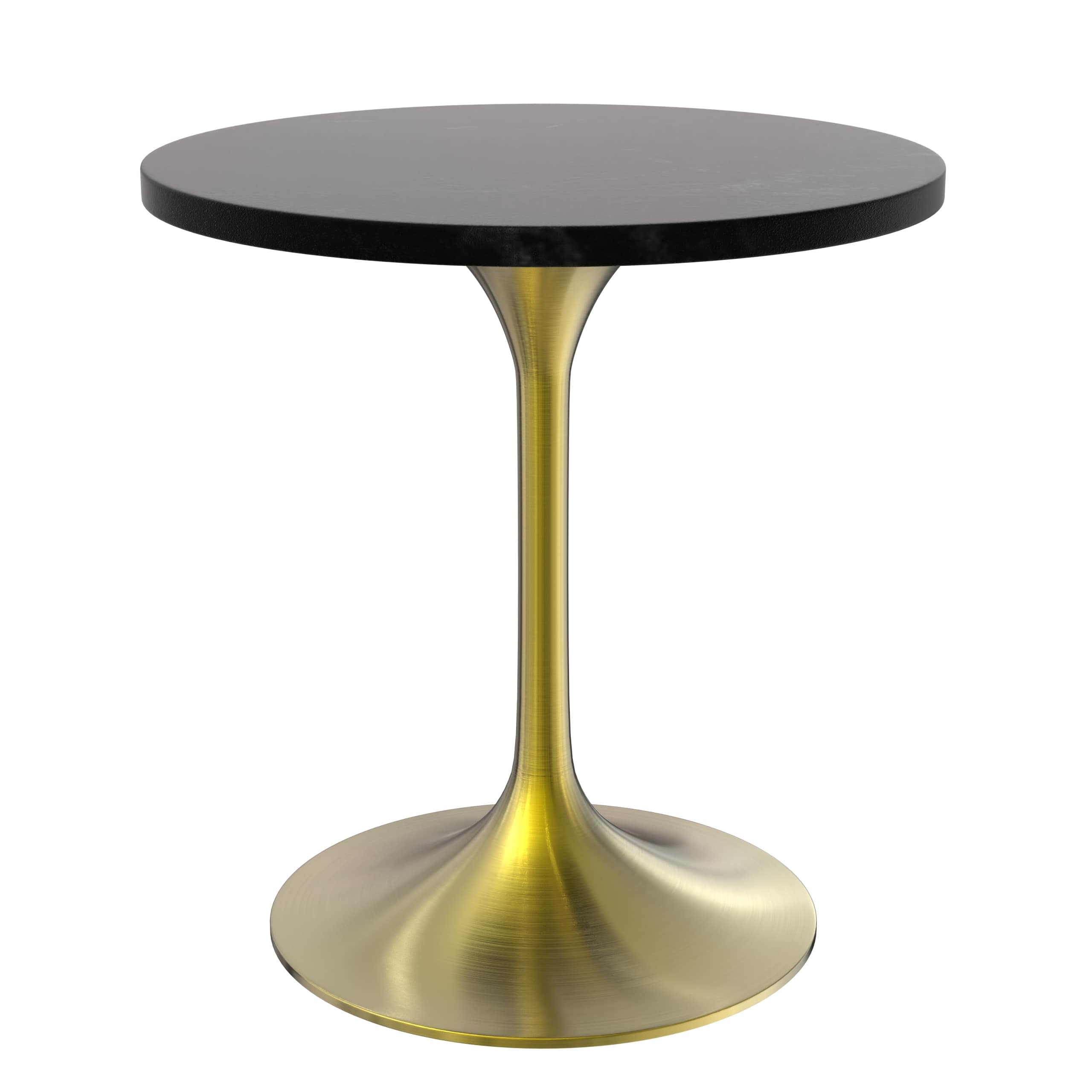 LeisureMod Verve Gold Black 27 Inch Dining Table