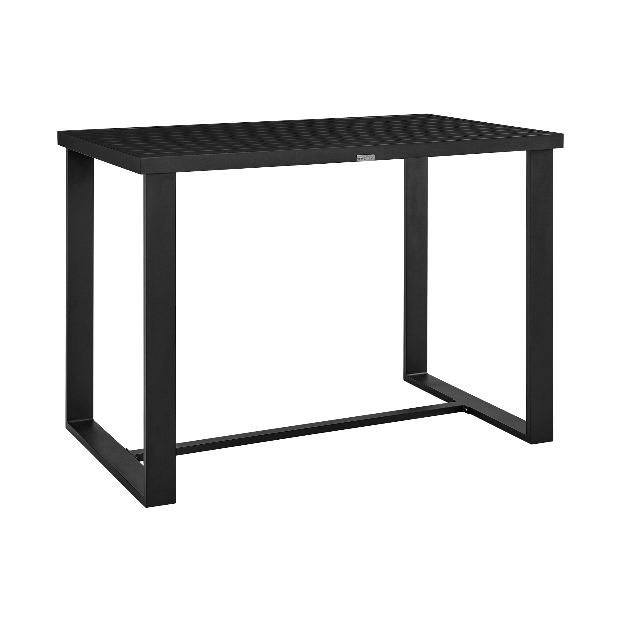 Luxur Living Agikhed Black Outdoor Patio Counter Height Table