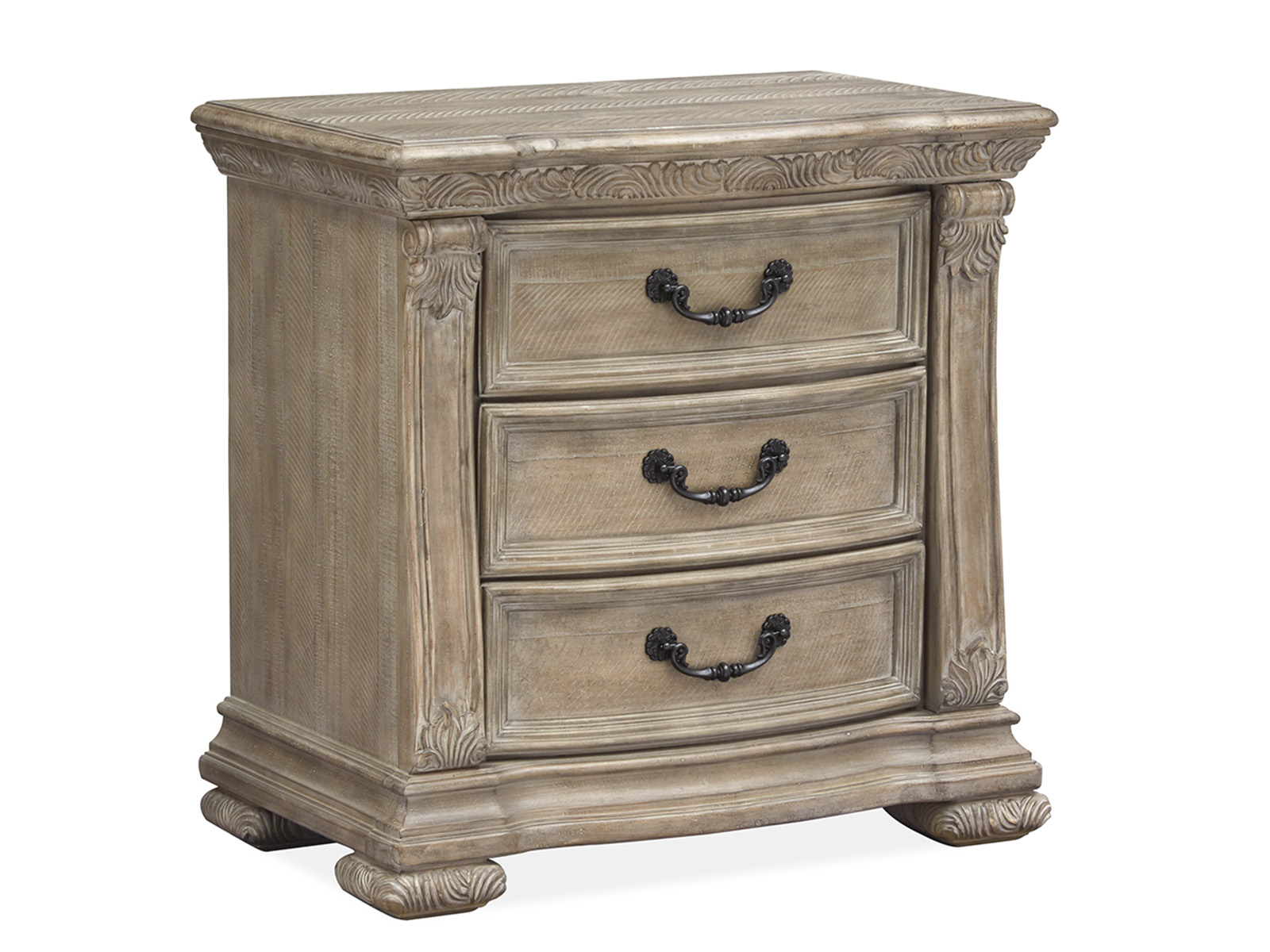 Wood Drawer Nightstand SU