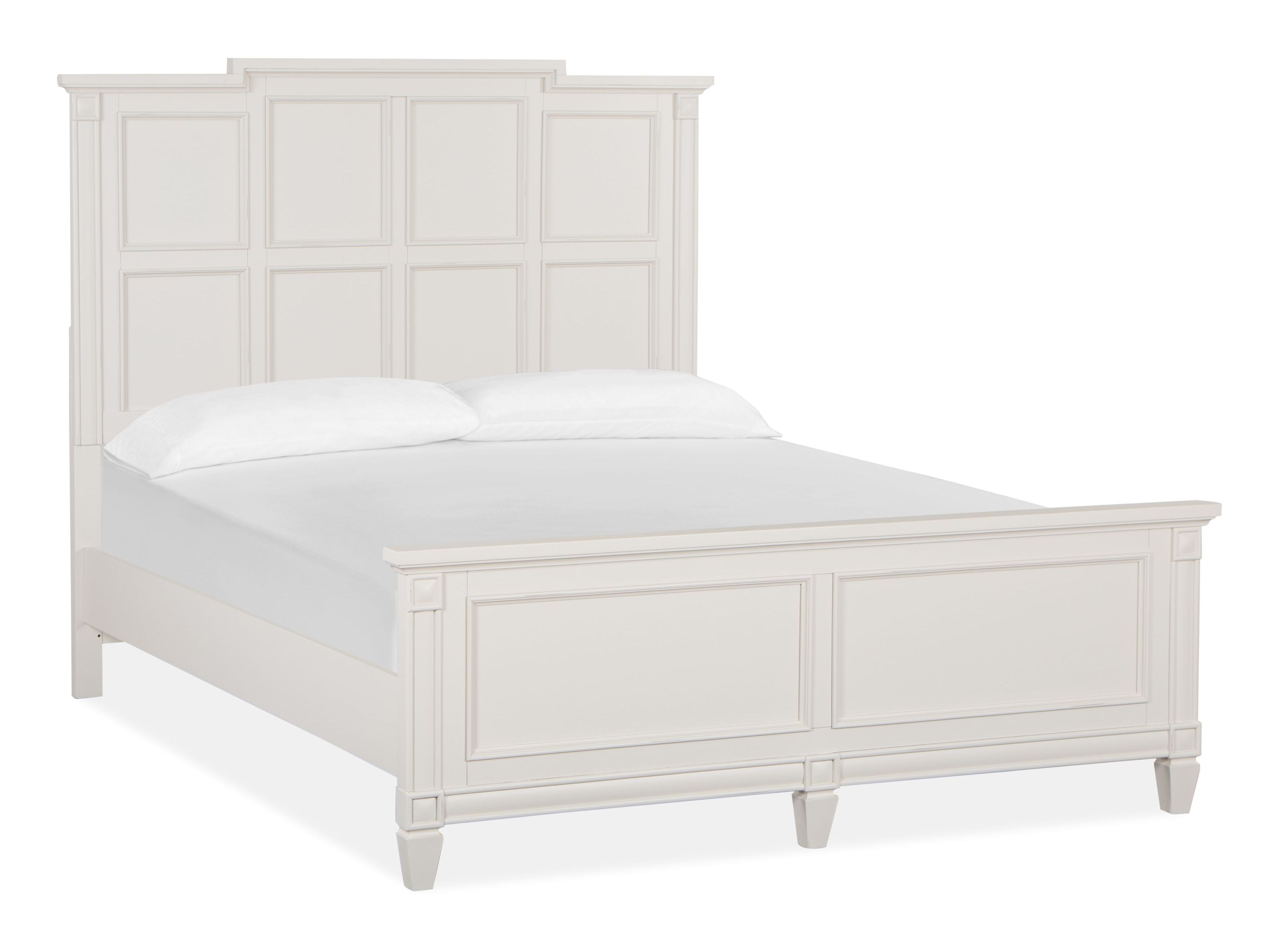Wood Queen Panel Bed Footboard SU