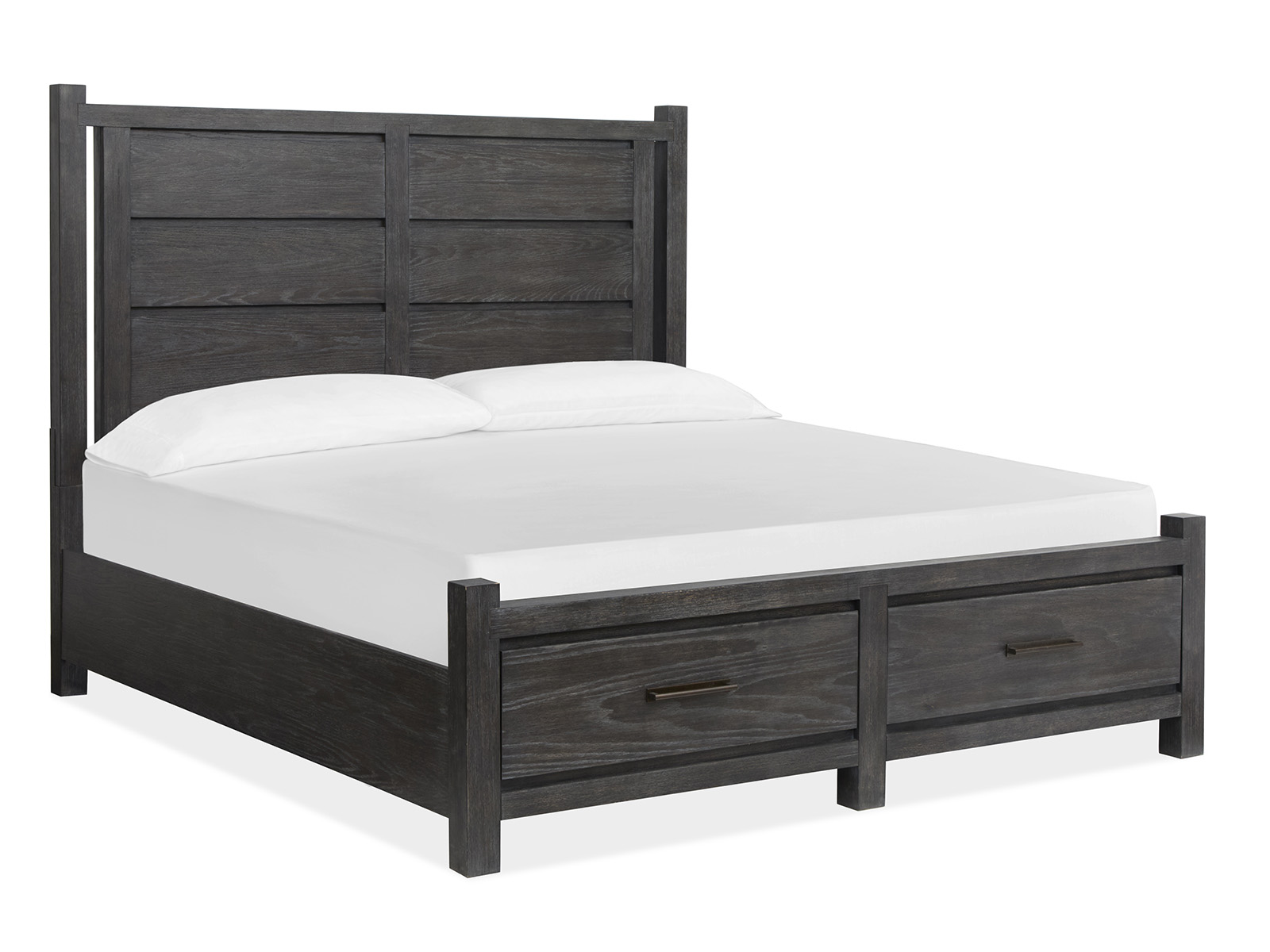 Magnussen Home Plum Creek Ravenwood Black California King Panel Rails