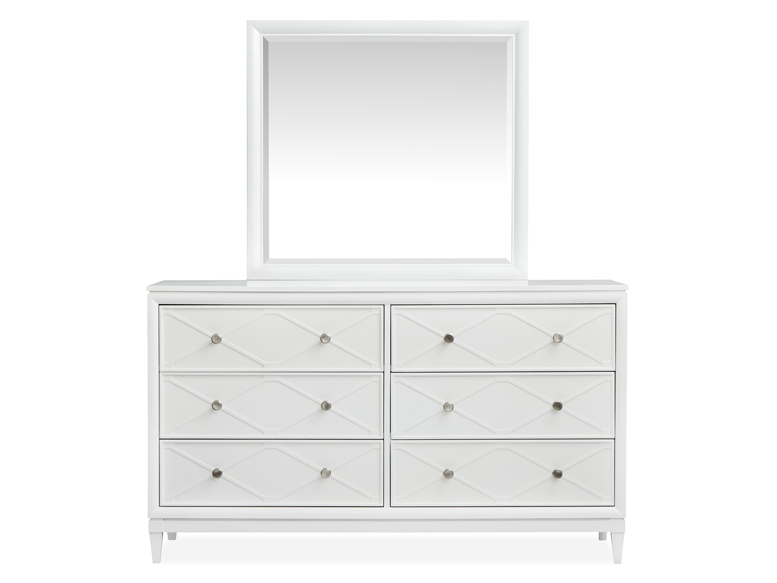 Magnussen Home Springhouse Whisper White Double Drawer Dresser