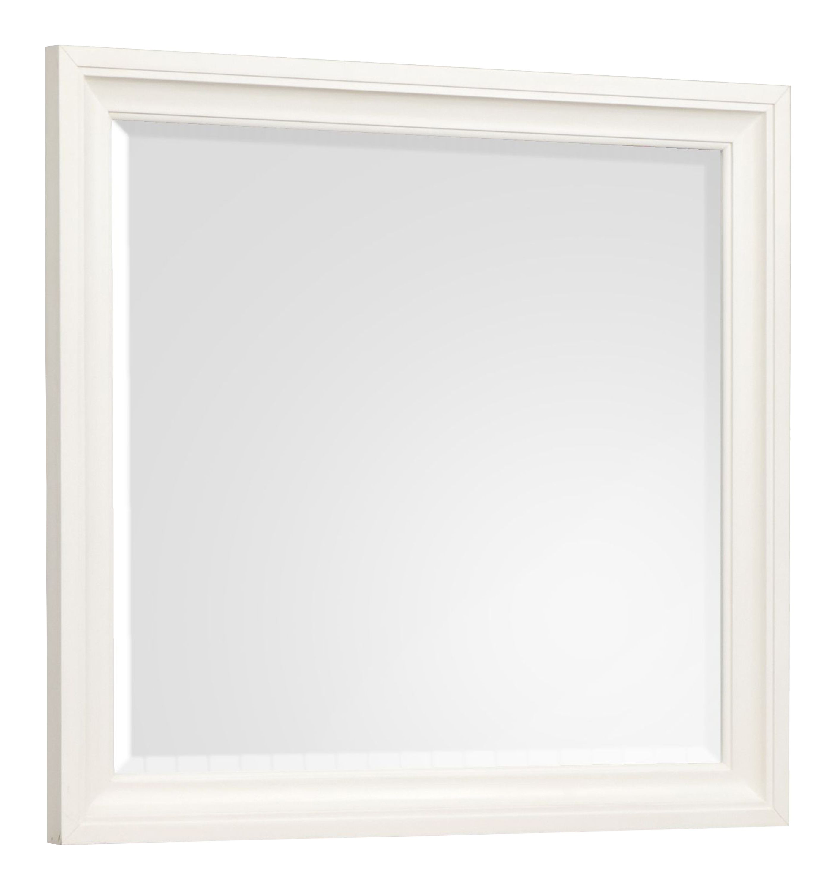 Magnussen Home Kingston Whisper White Landscape Mirror
