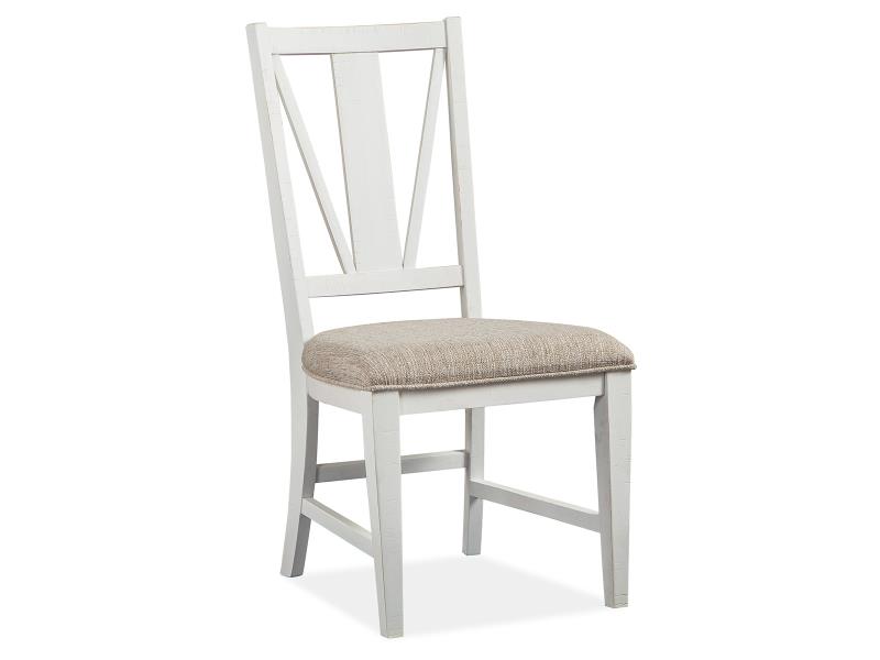 Wood Dining Side Chair w/Upholstered Seat (2/ctn) KD