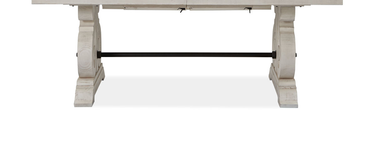 Wood Rectangular Dining Table Base KD