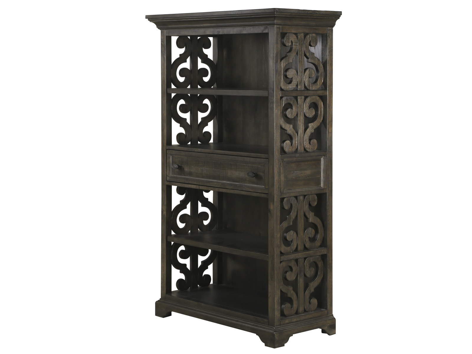 Magnussen Home Bellamy Peppercorn Bookcase
