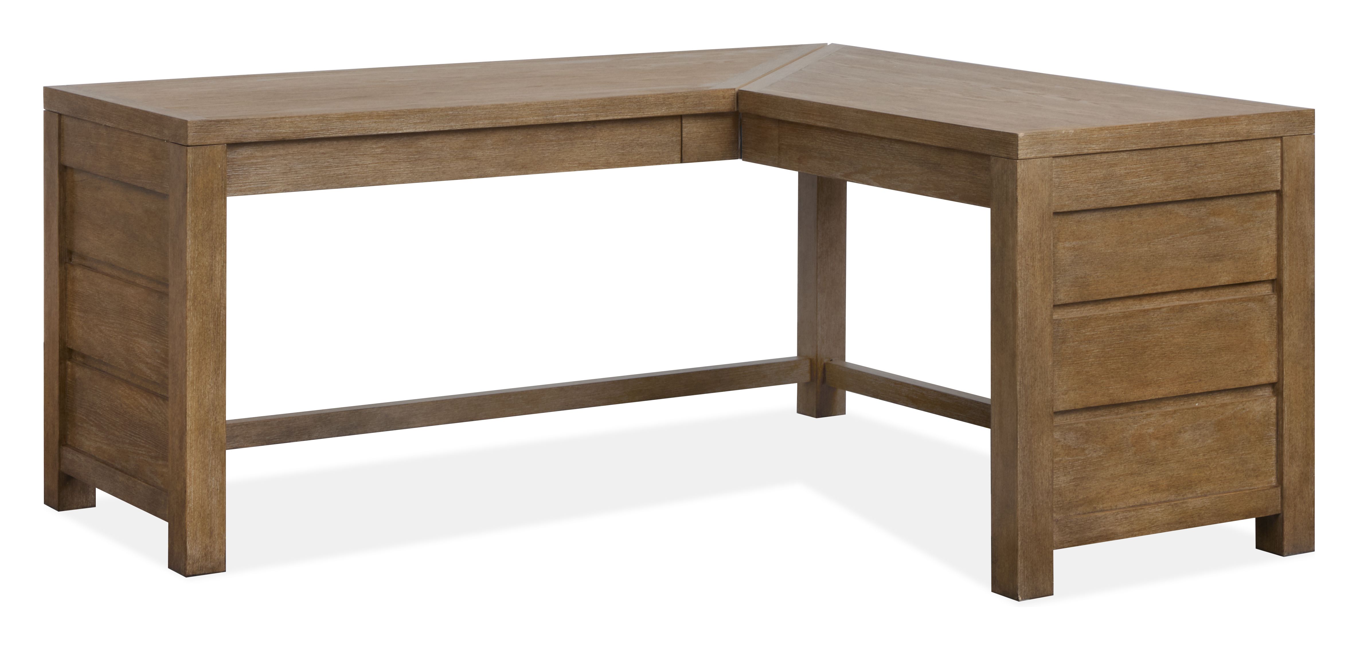 Magnussen Home Plum Creek Sierra Brown Office L Desk