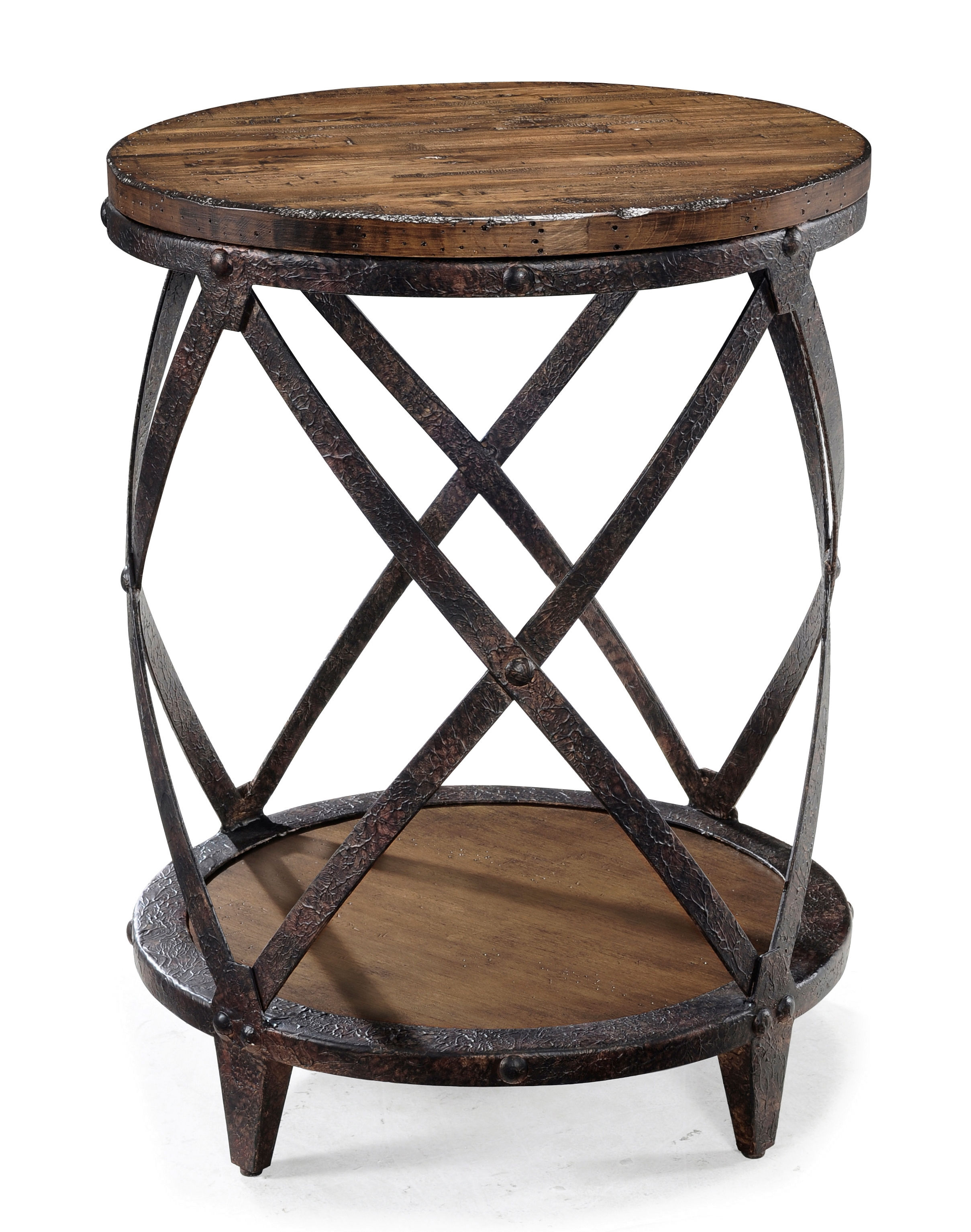 Magnussen Home Pinebrook Round Accent Table