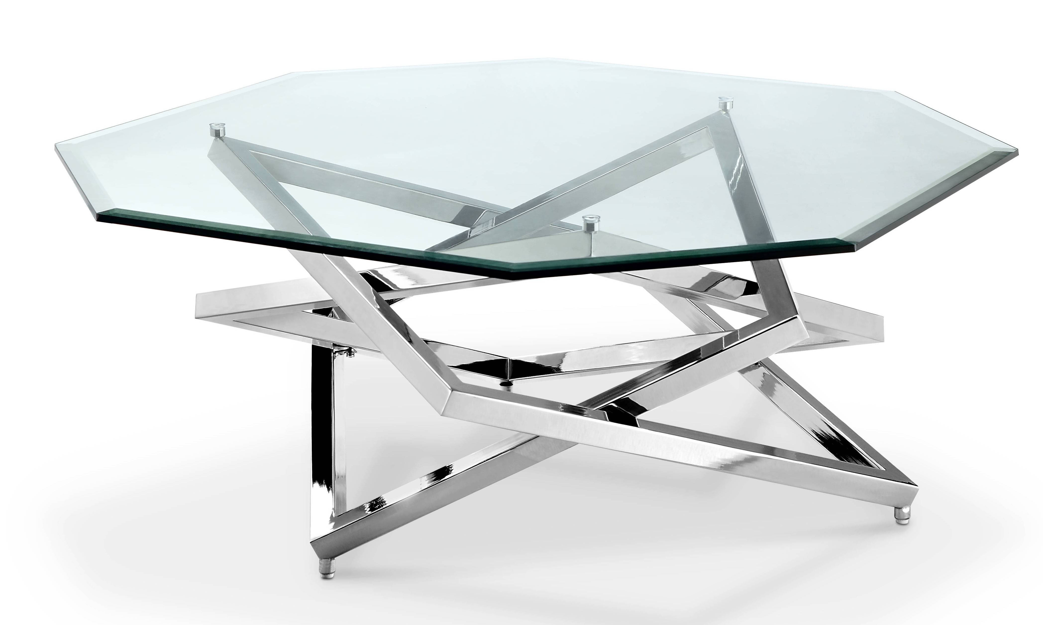 Magnussen Home Lenox Square Octagonal Cocktail Table