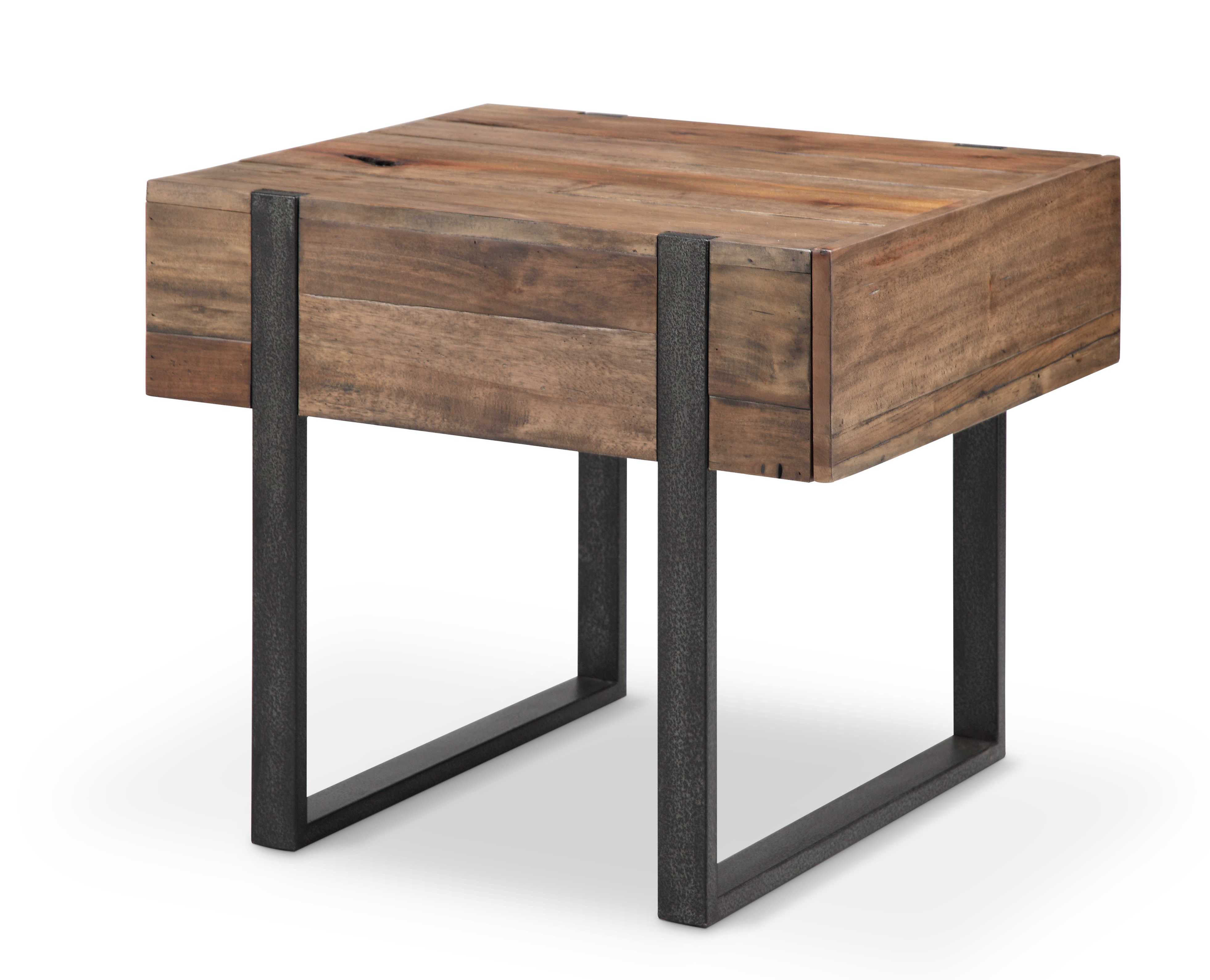 Magnussen Home Prescott Wood Rectangular End Table