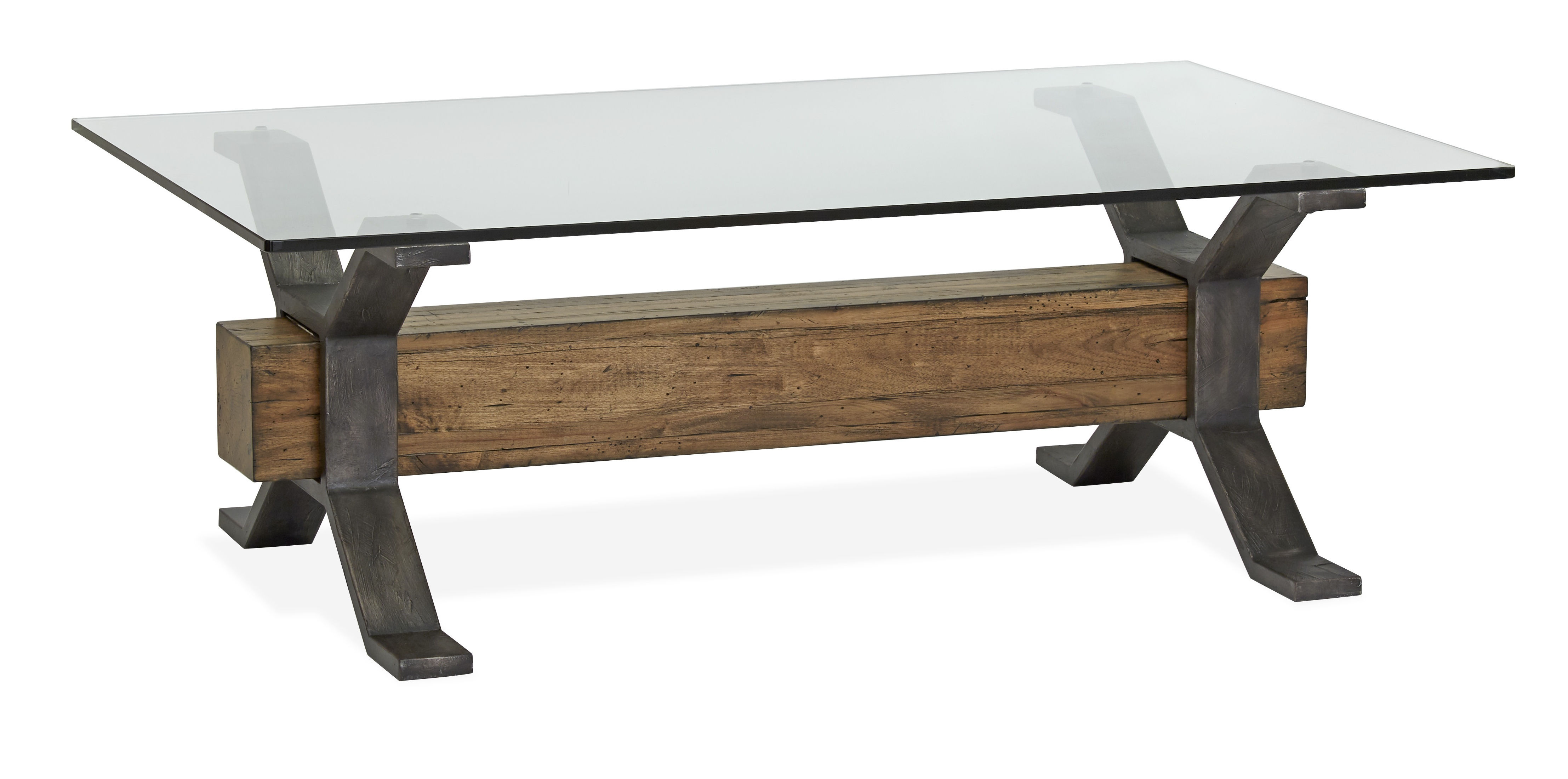Magnussen Home Sawyer Toasted Nutmeg Rectangular Cocktail Table