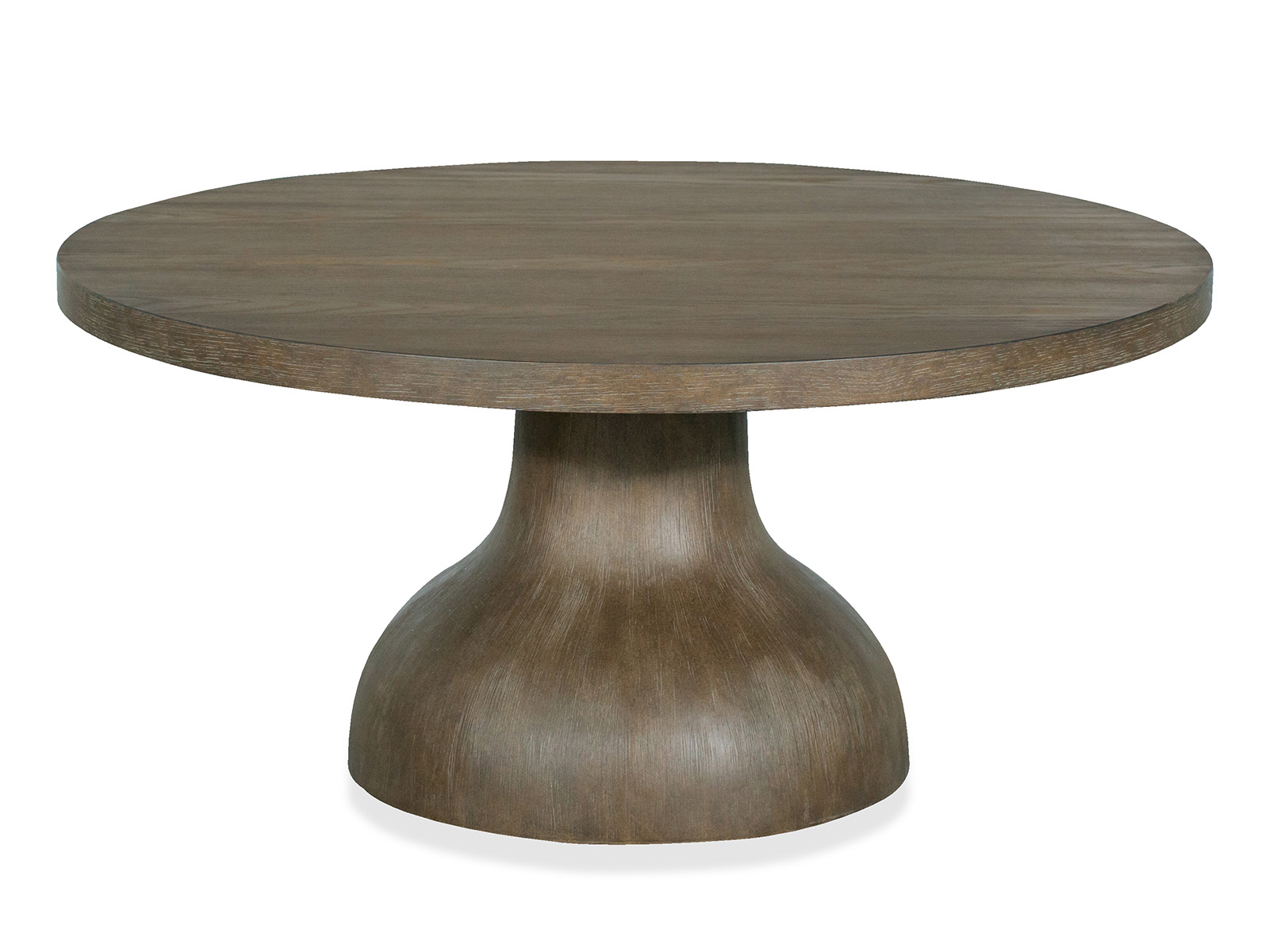 Magnussen Home Bosley Light Brown Wood Round Cocktail Table