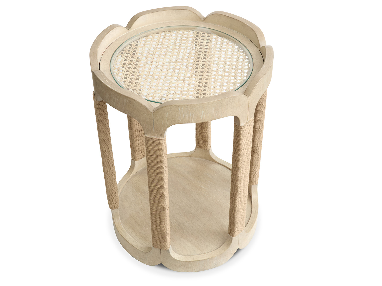 Magnussen Home Sunset Cove Drum Tables MG-T5879-END-V2 Magnussen Home Sunset Cove Drum Tables MG-T5879-END-V2