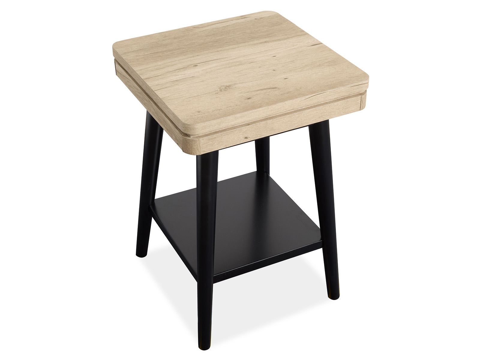 Magnussen Home Fletcher Driftwood Square Accent Table