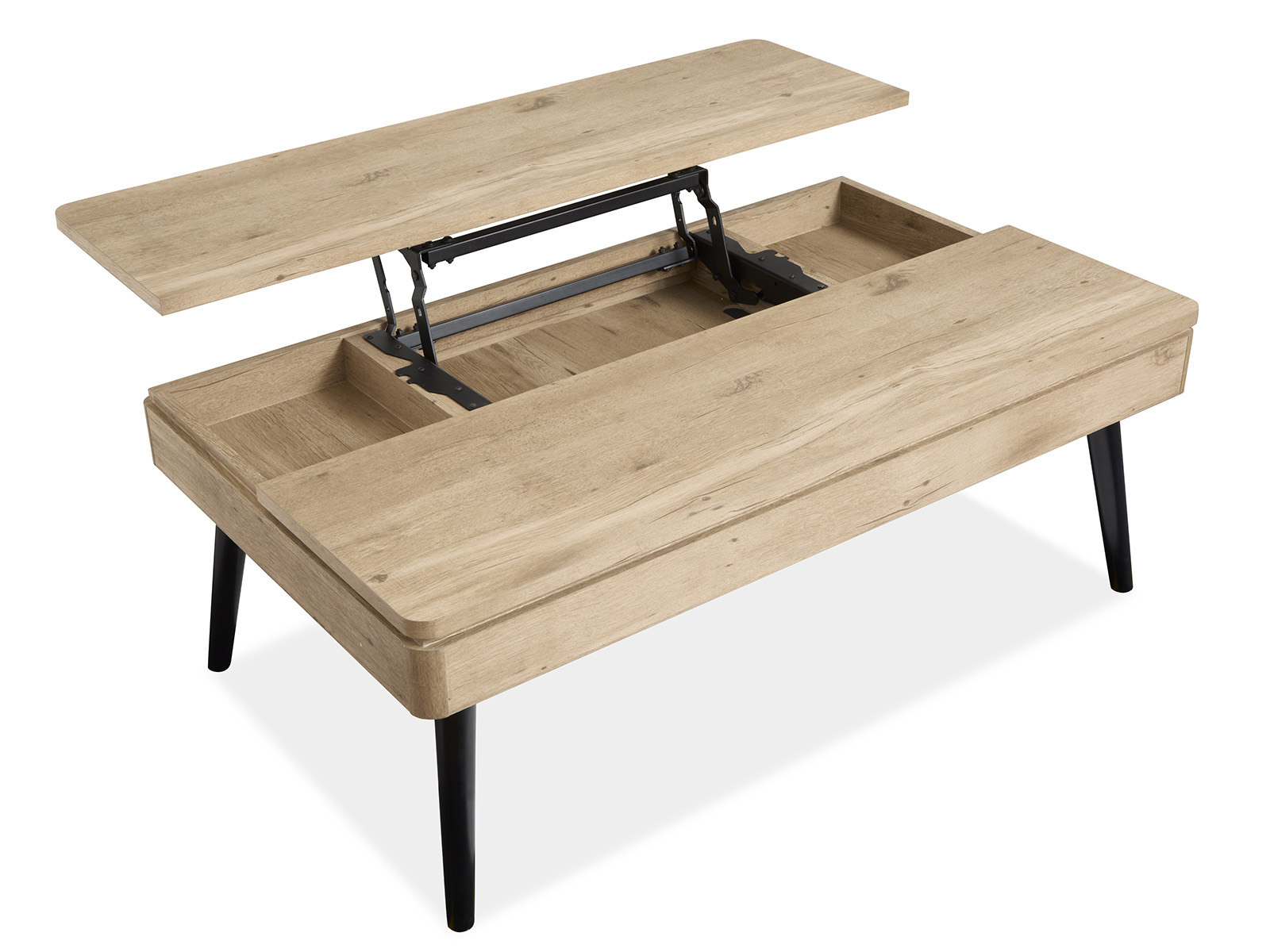 Magnussen Home Fletcher Driftwood 3pc Storage Coffee Table Set
