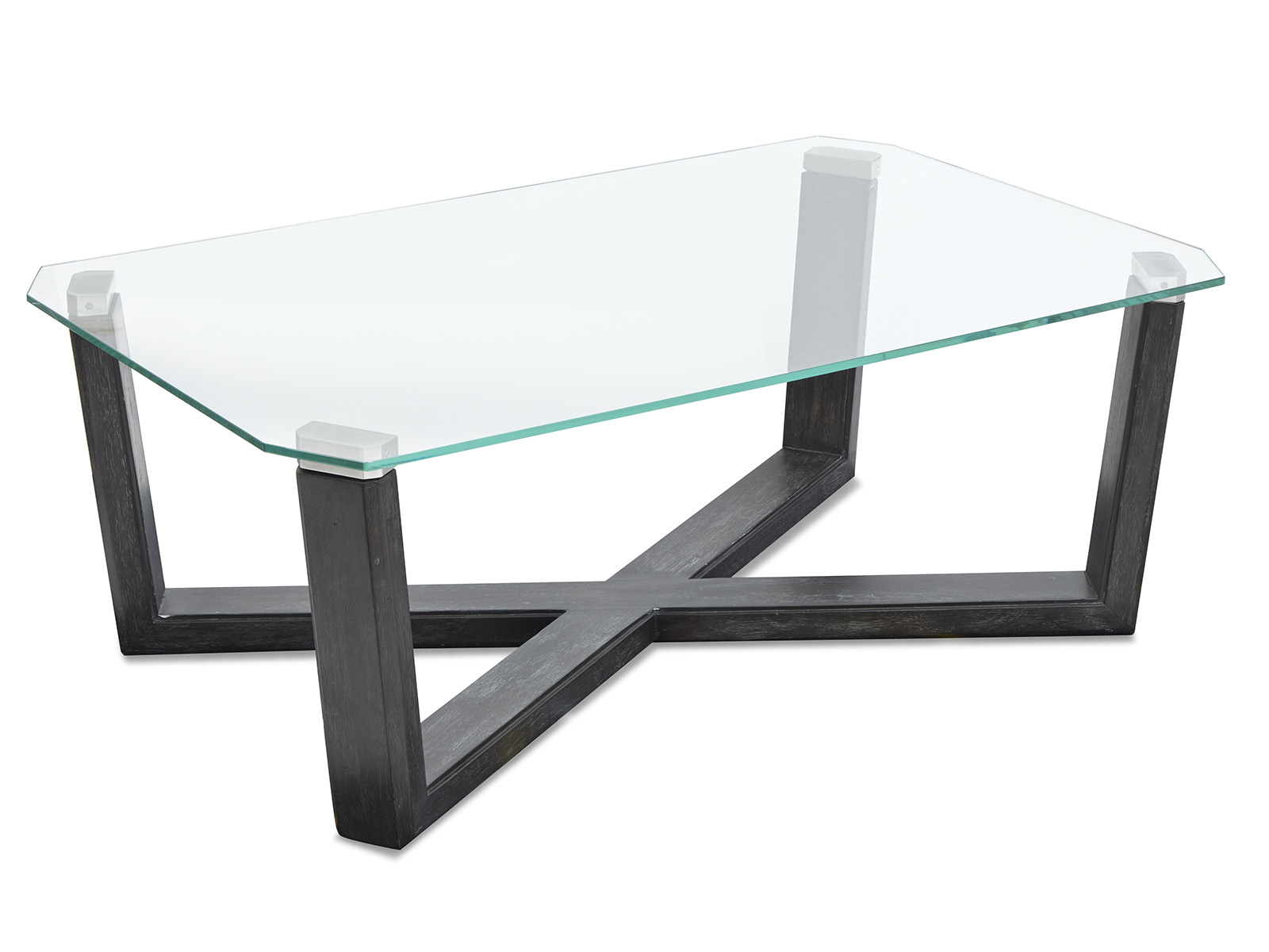 Magnussen Home Wexler Black Truffle Rectangular Cocktail Table