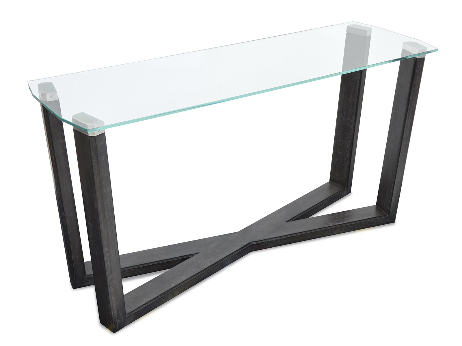 Magnussen Home Wexler Black Truffle Rectangular Sofa Table
