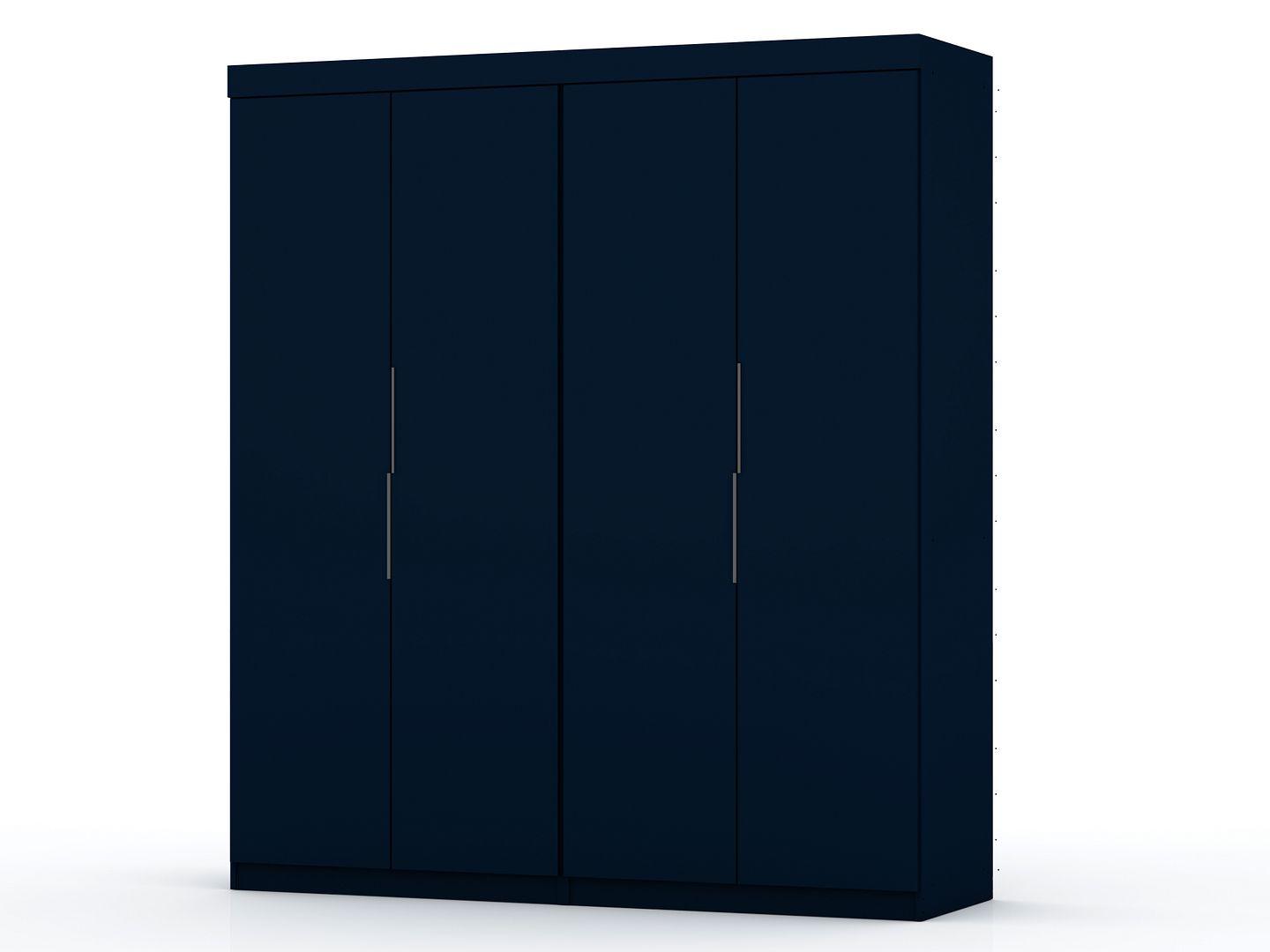 2 Manhattan Comfort Mulberry 2.0 Midnight Blue Sectional Wardrobe Closets
