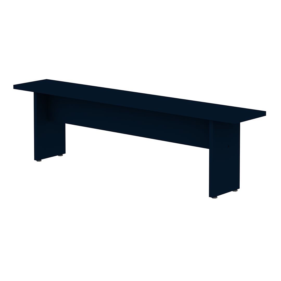 Manhattan Comfort Nomad 67.91 Modern Dining Bench in Tatiana Midnight Blue