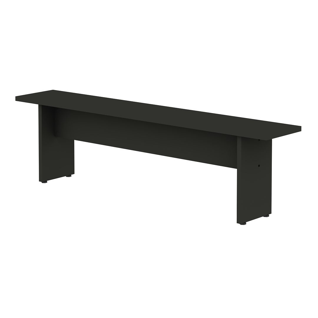 Manhattan Comfort Nomad 67.91 Modern Dining Bench in Grey