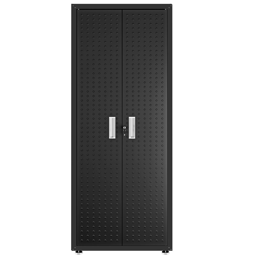 Manhattan Comfort Fortress Charcoal Grey 75.4 Inch Garage Cabinet
