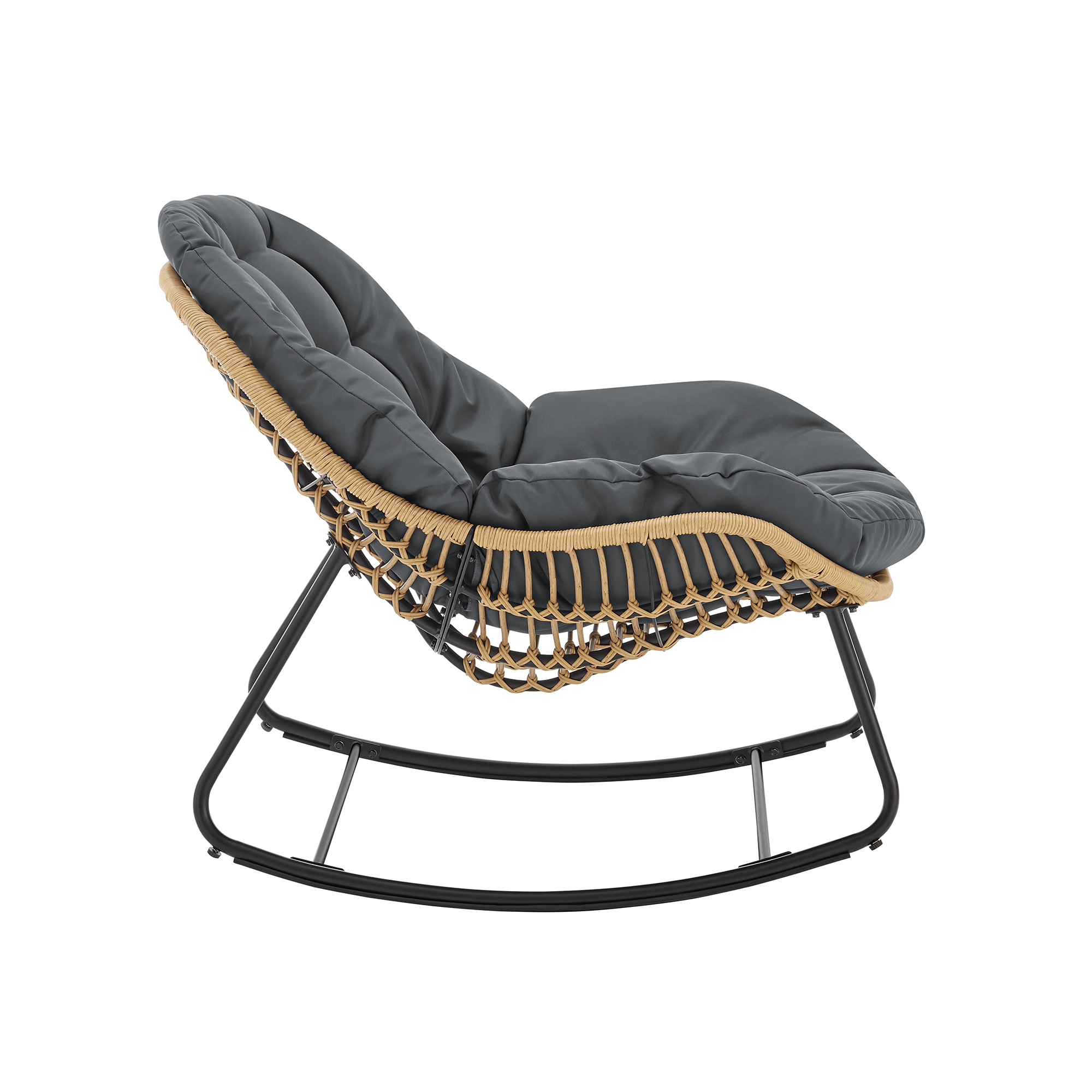 Manhattan Comfort Benson Rocking Chair - Thumbnail 3