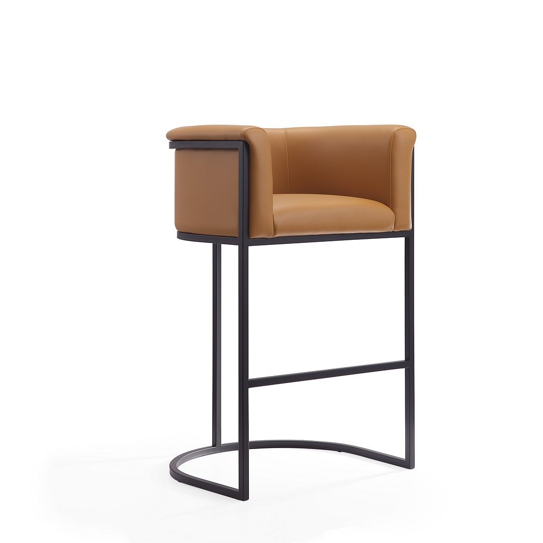 Manhattan Comfort Cosmopolitan Camel 37.8 Inch Bar Stool