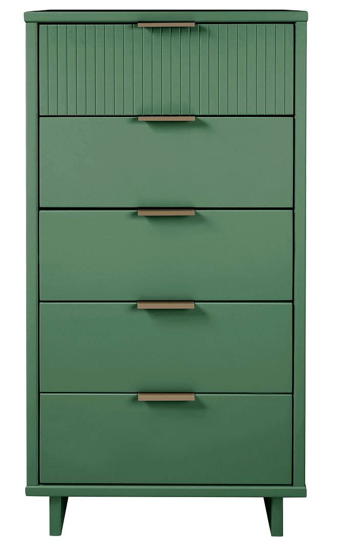 Manhattan Comfort Granville Sage Green 23.62 Inch Tall Dresser