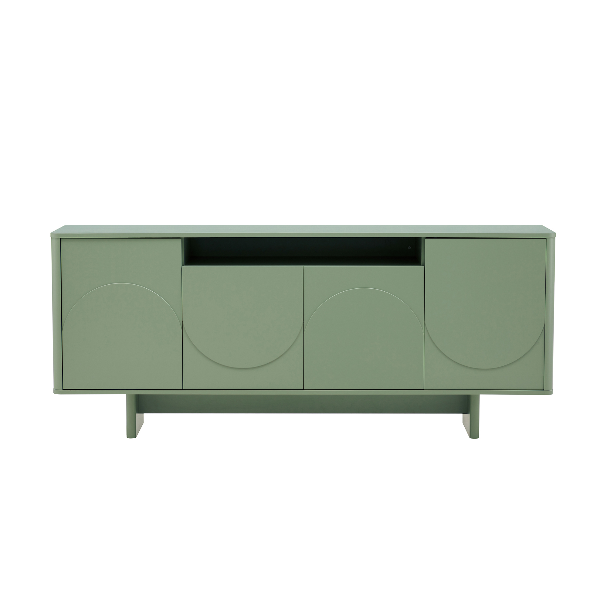 Manhattan Comfort Ella Sage Green 70.86 Inch Sideboard