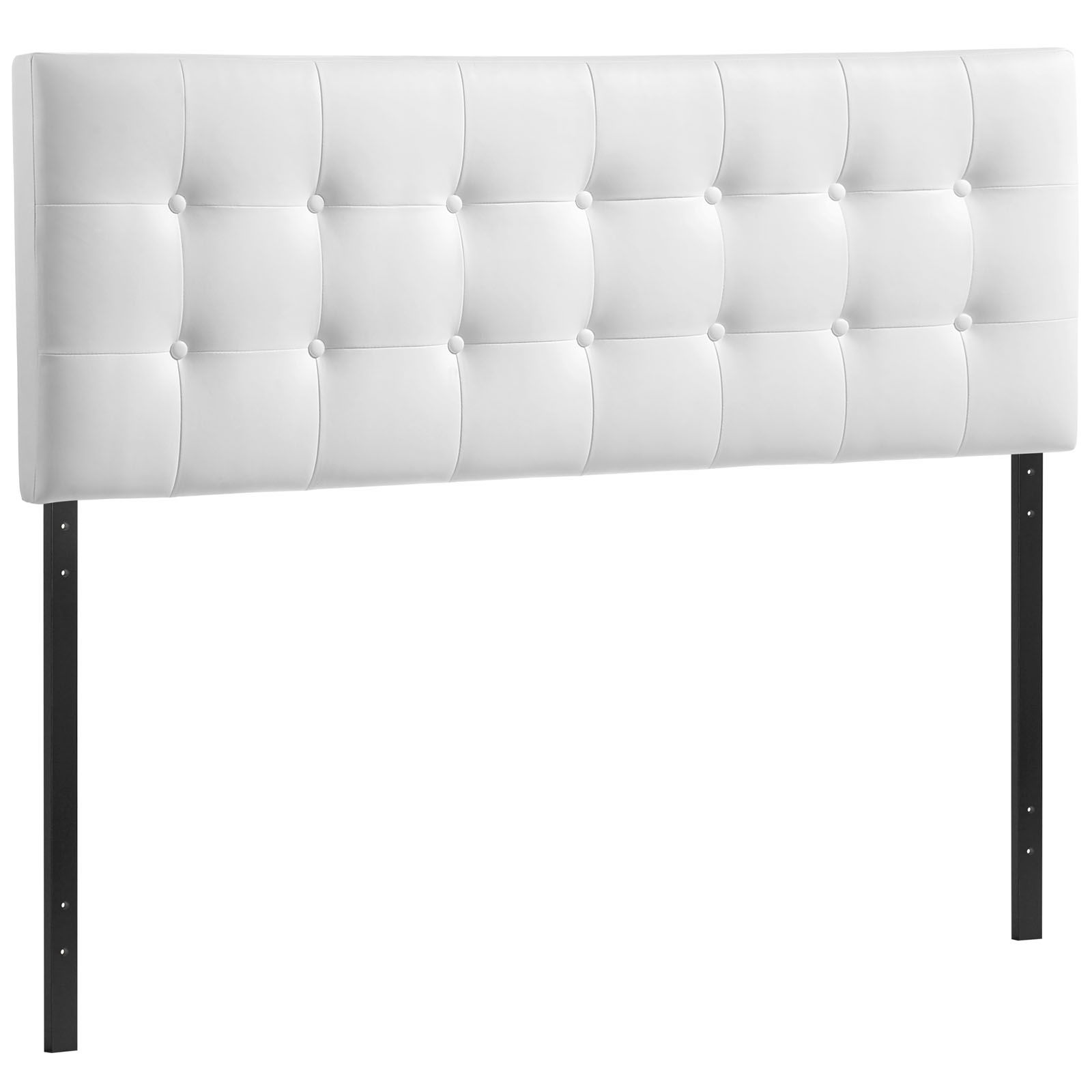 Modway Furniture Emily White Vinyl Queen Headboard