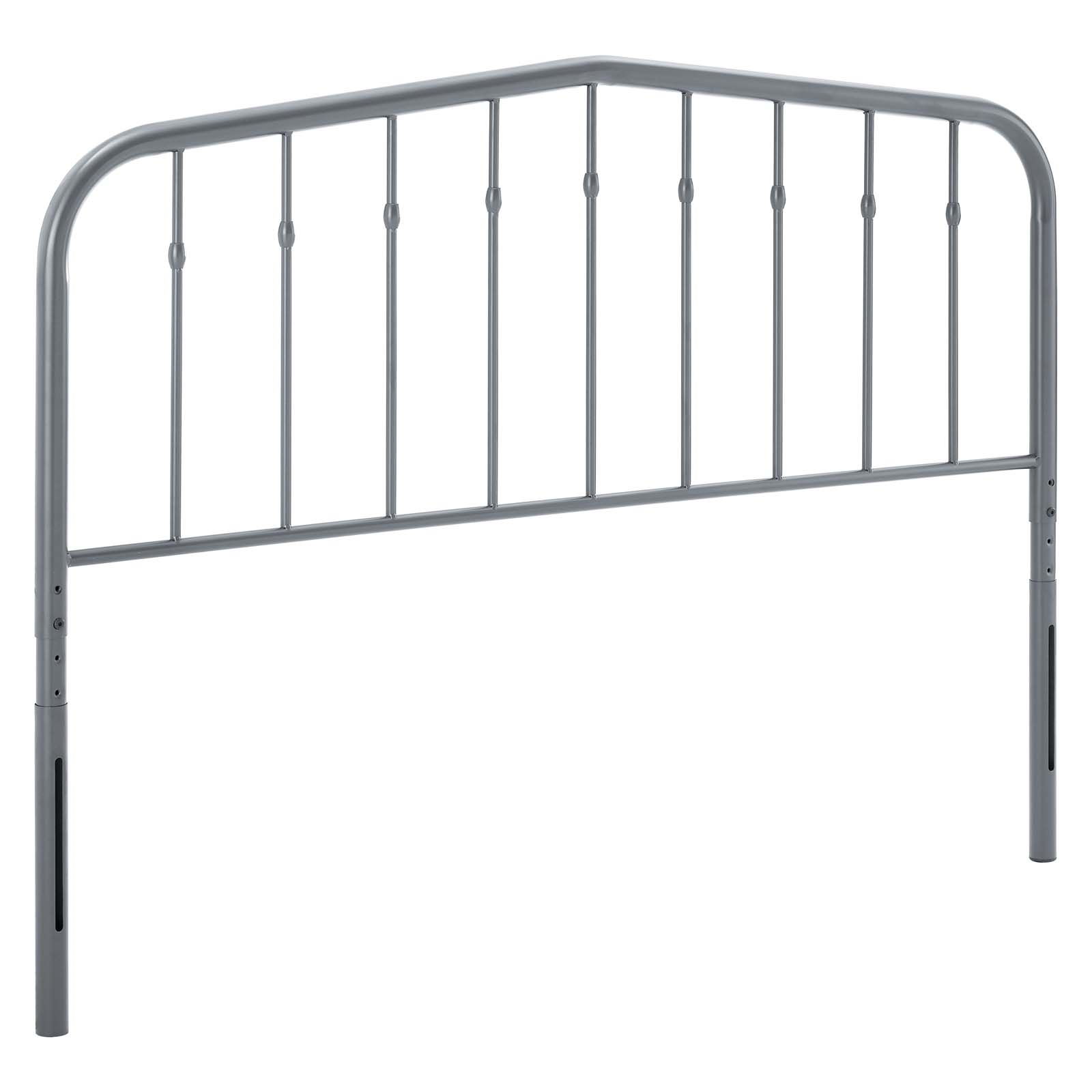 Modway Furniture Lennon Gray Full Metal Headboard