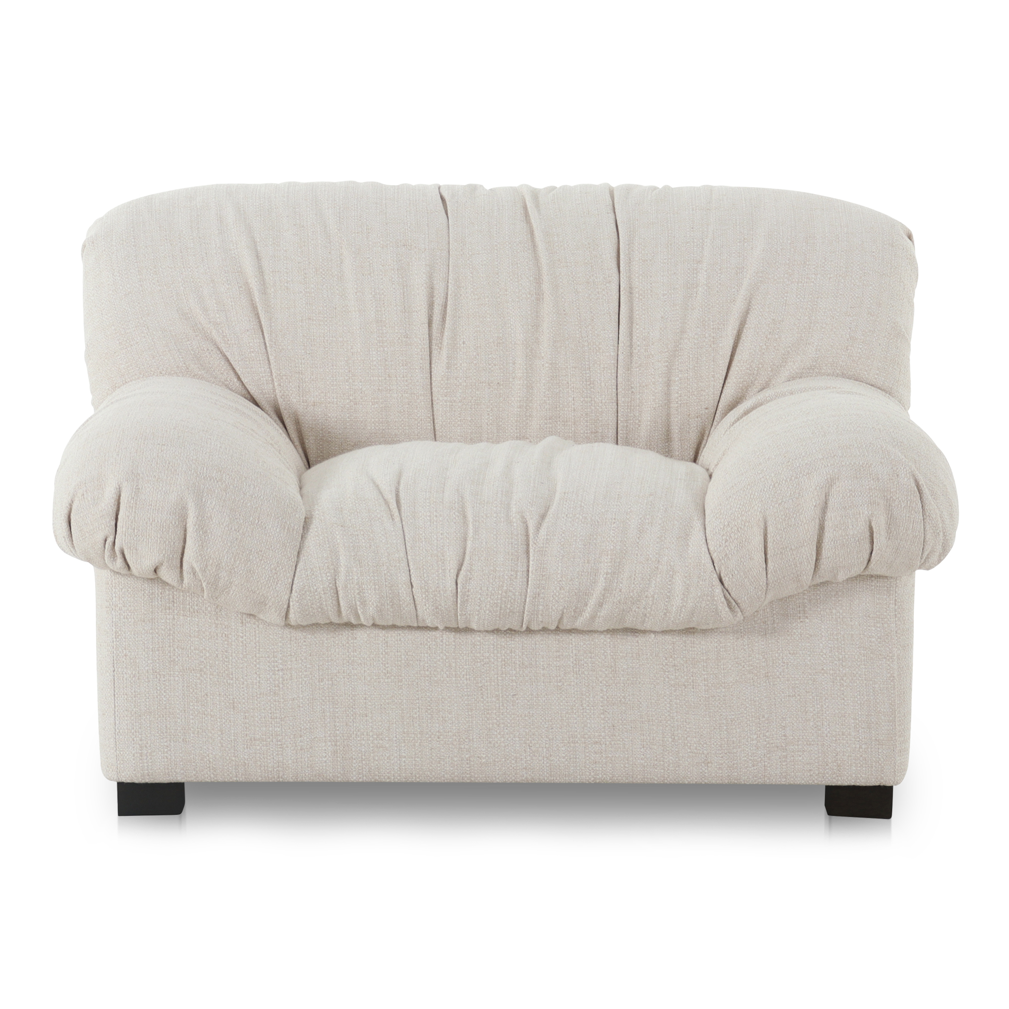 Moes Home Halston White Lounge Chair