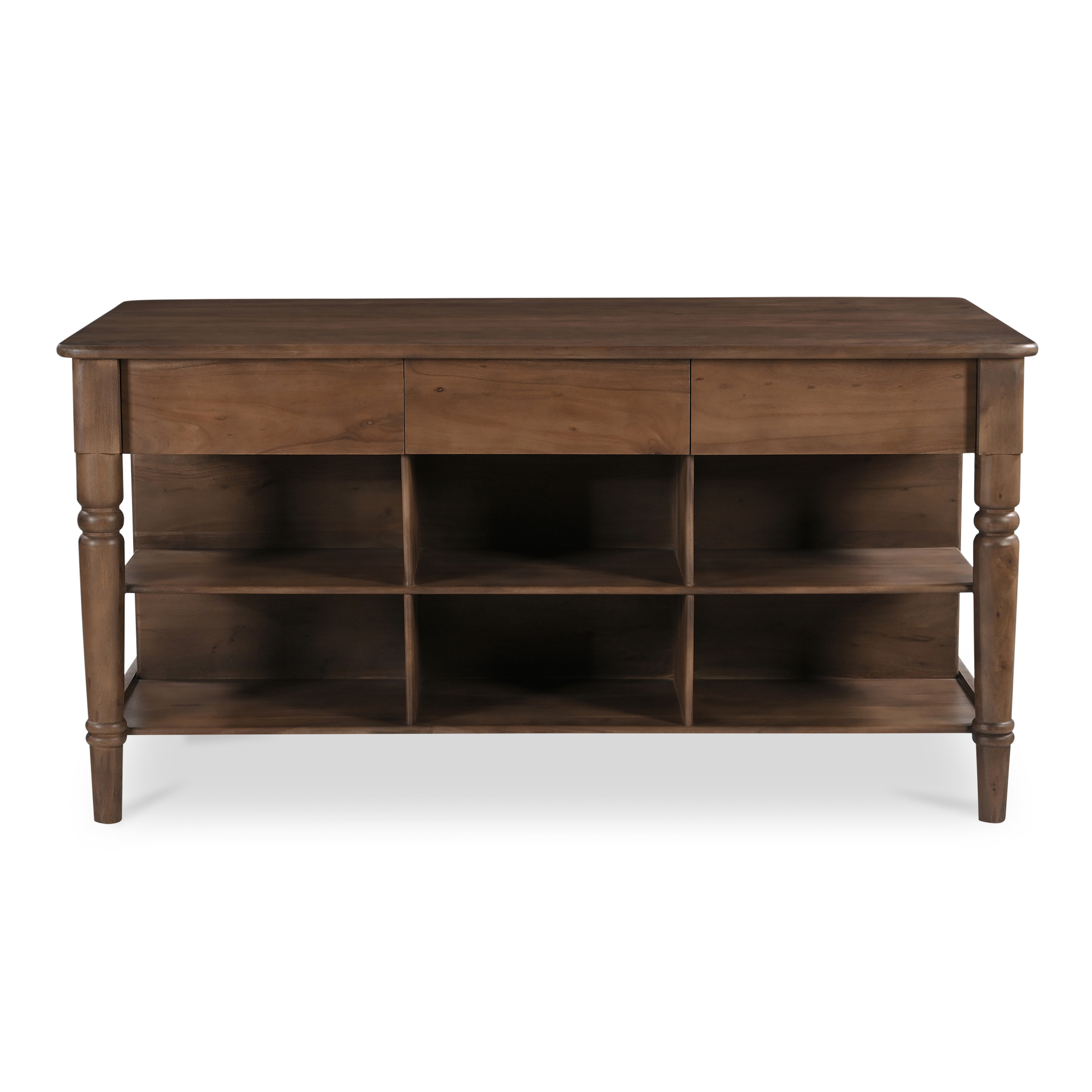 Moes Home Russet Brown Kitchen Island