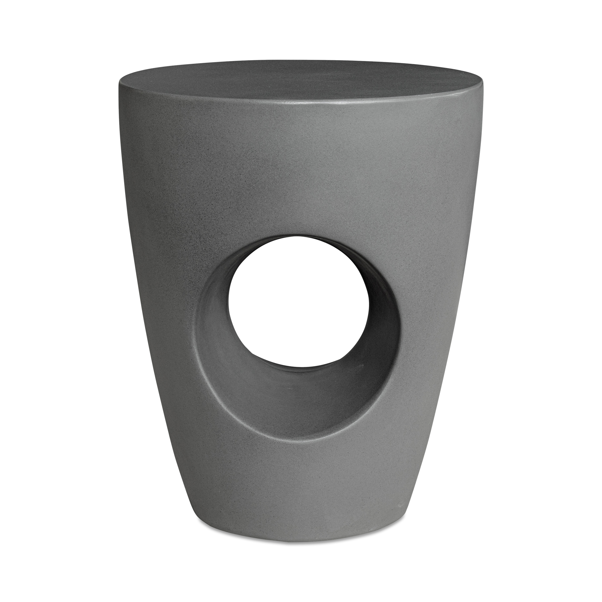 Moes Home Aylard Dark Grey Outdoor Stool