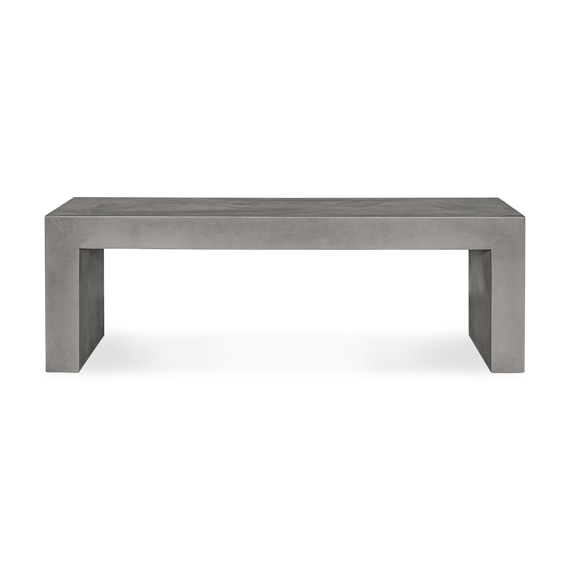 Moes Home Lazarus Dark Grey Outdoor Bench