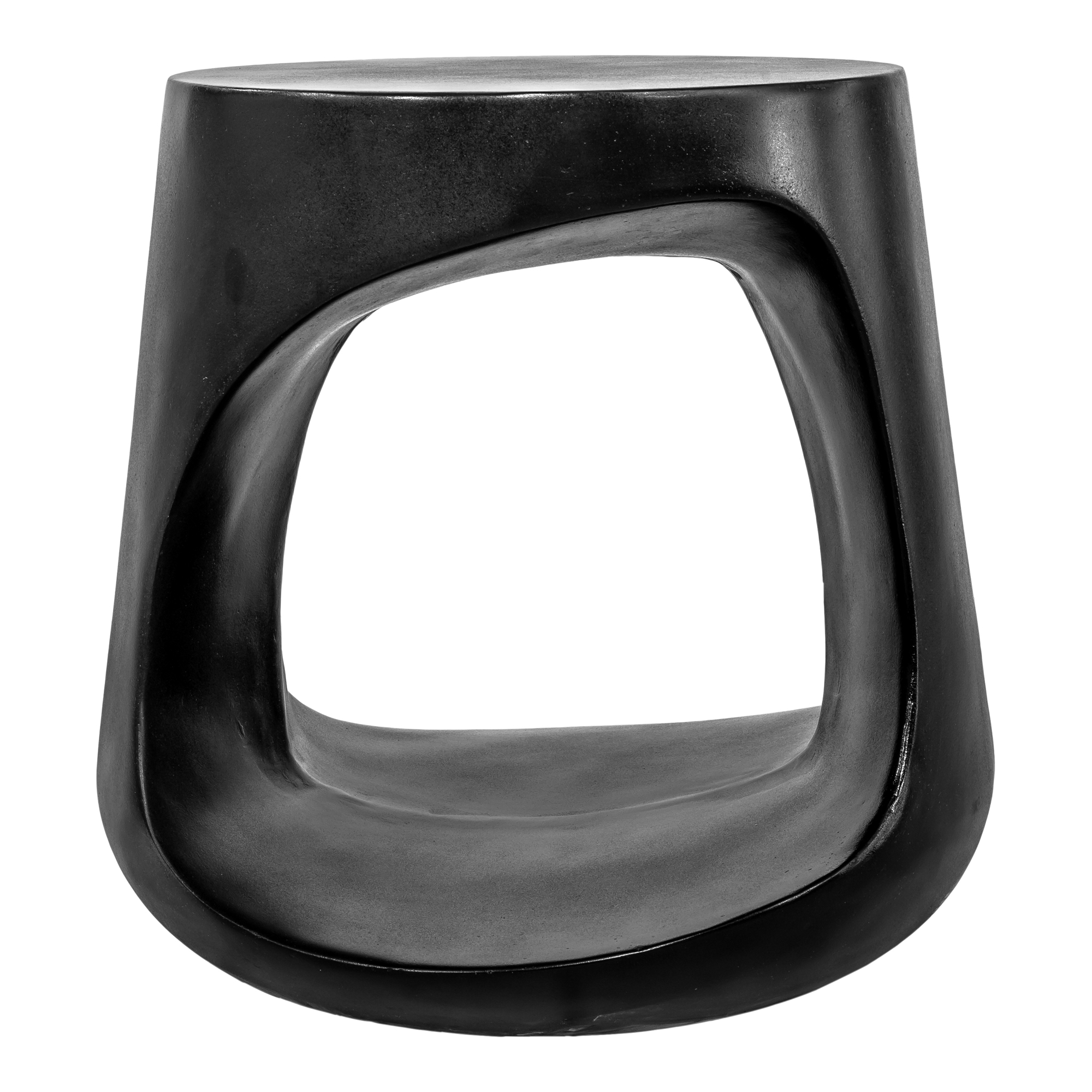 Moes Home Rothko Black Outdoor Stool