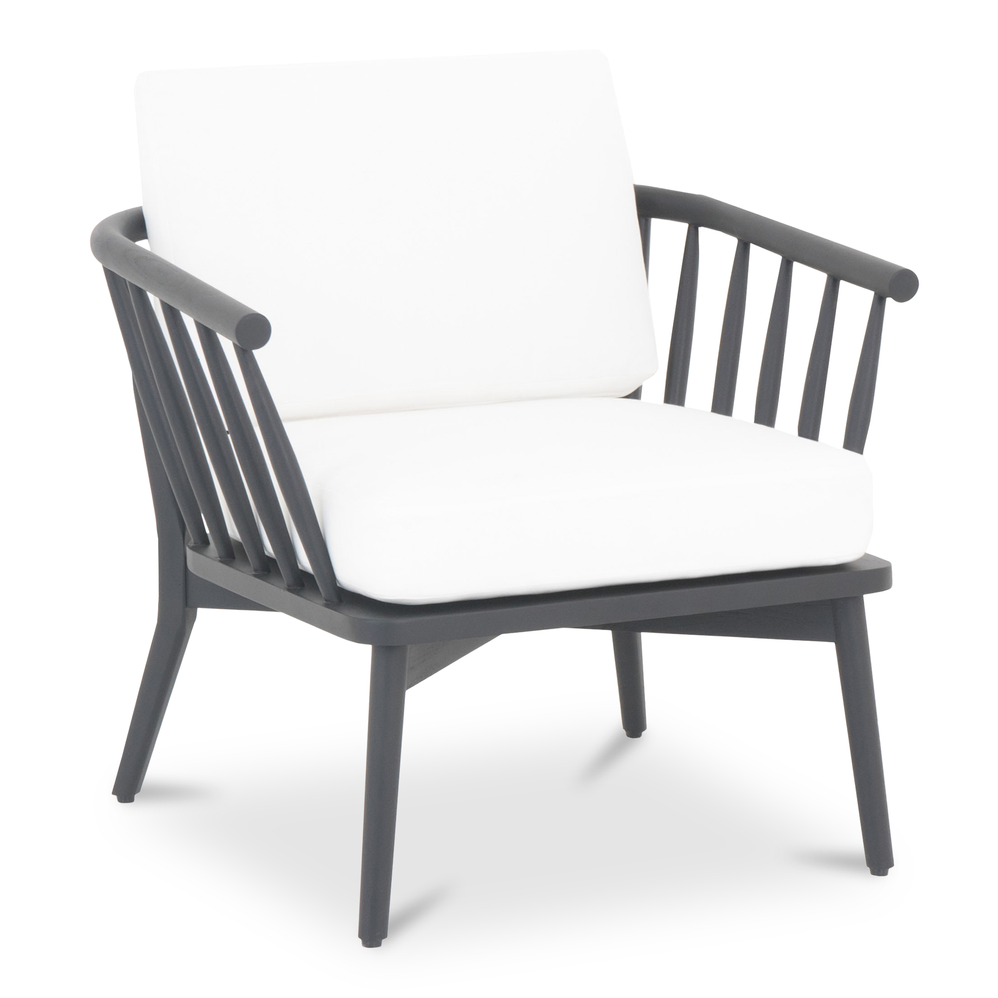 Moes Home Wren Warm White Outdoor Lounge Chair