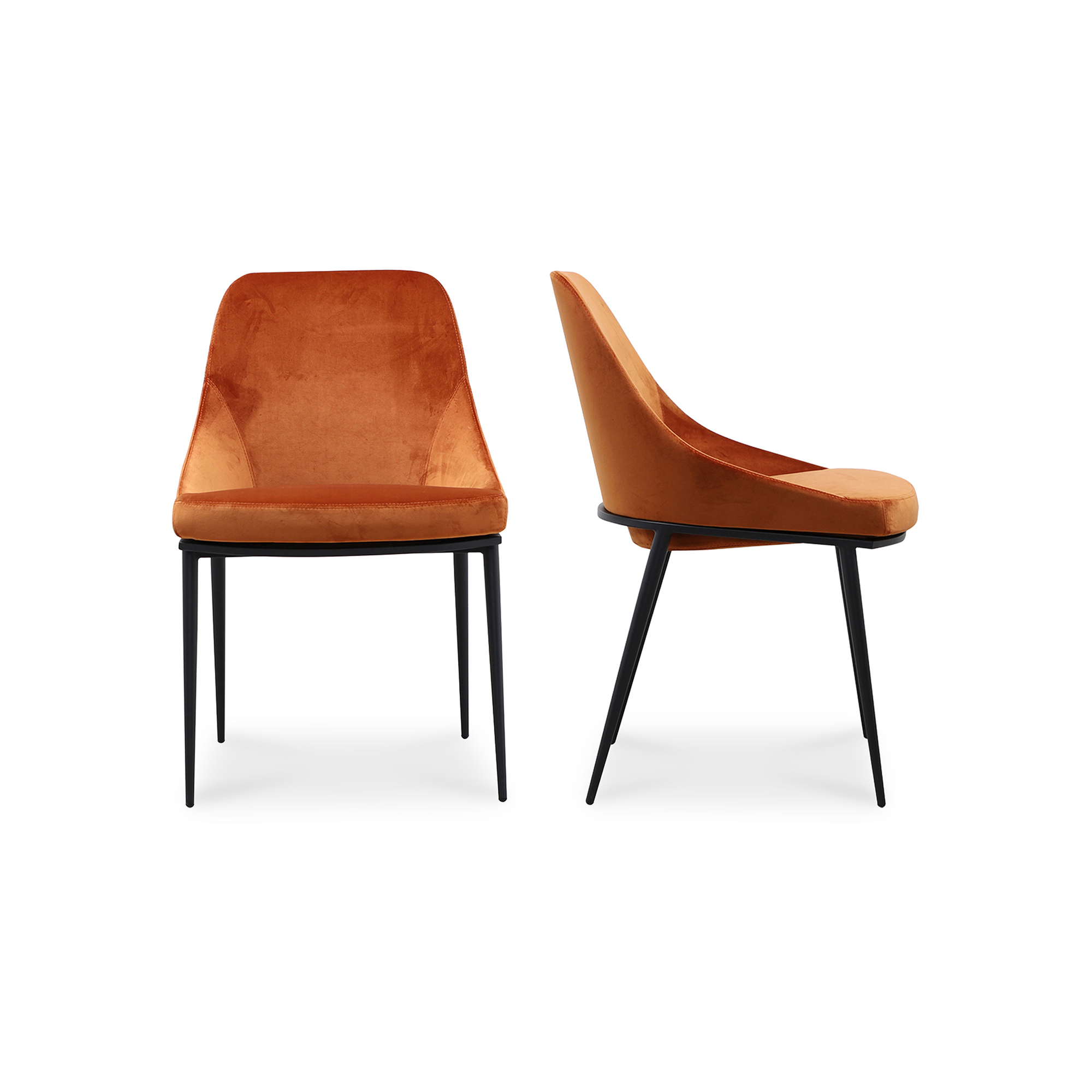 2 Moes Home Sedona Amber Dining Chairs