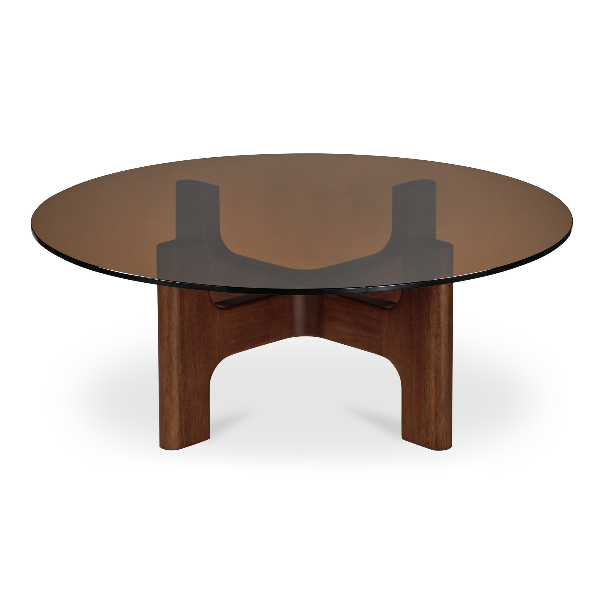 Moes Home Luke Amber Brown Coffee Table