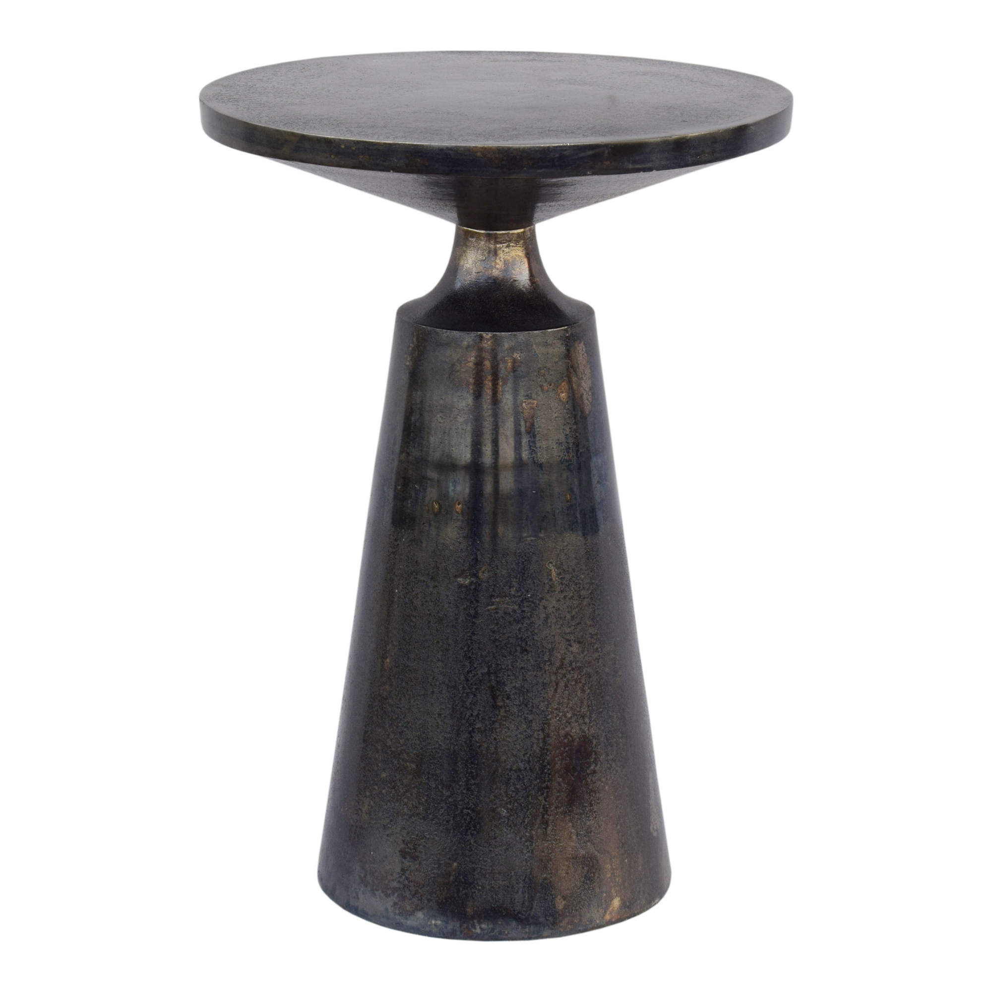 Moes Home Sonja Charcoal Grey Round Accent Table