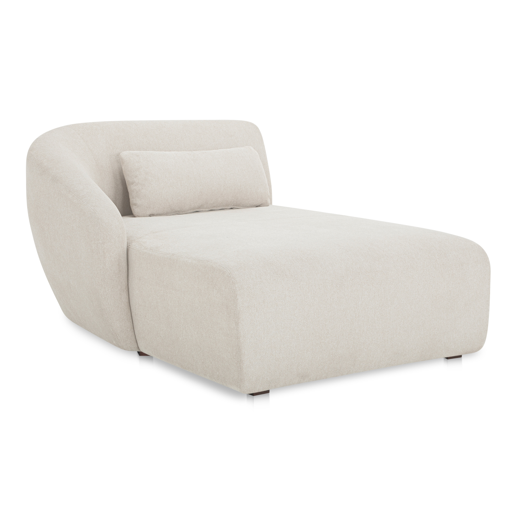 Moes Home Amelia Warm White LAF Chaise