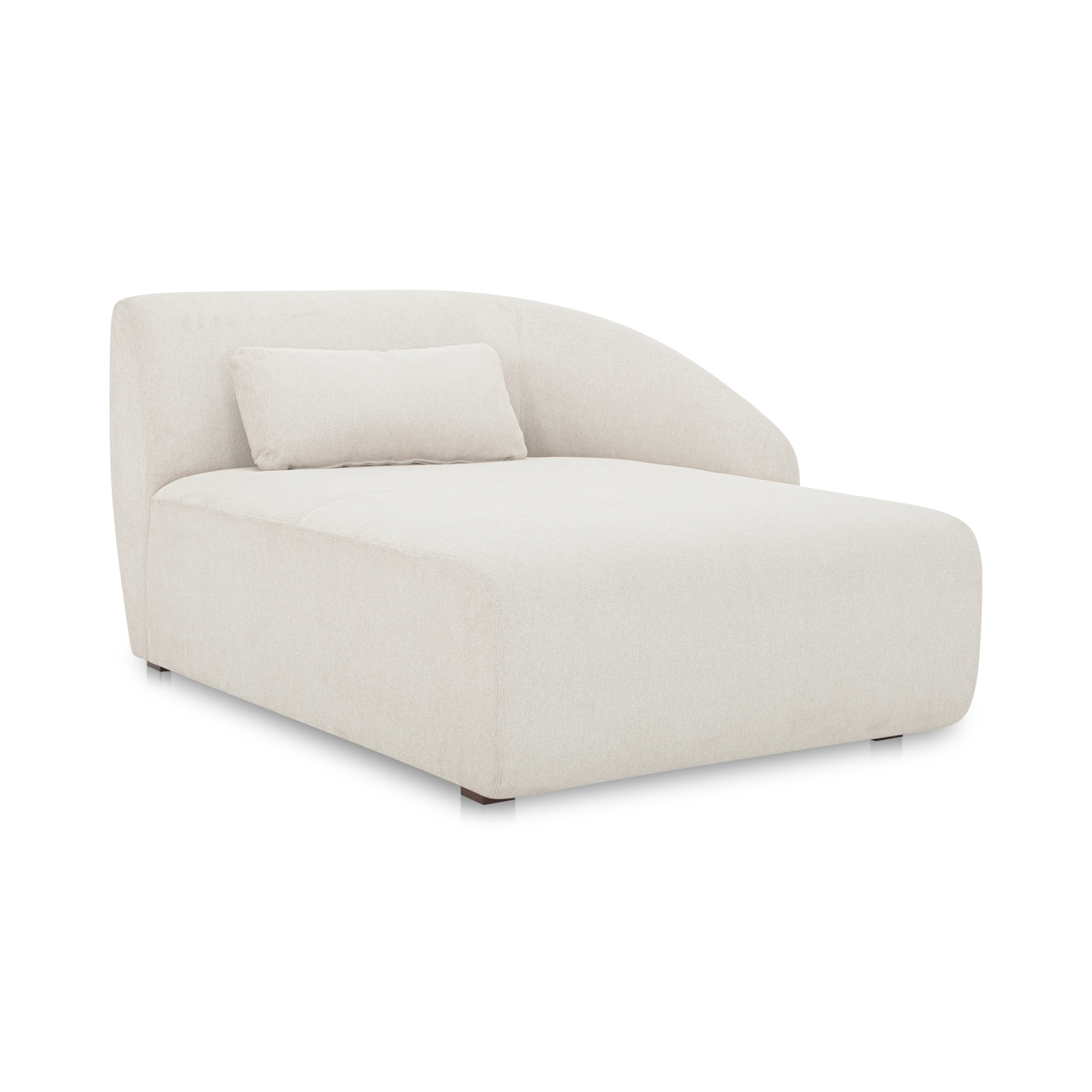 Moes Home Amelia Warm White RAF Chaise