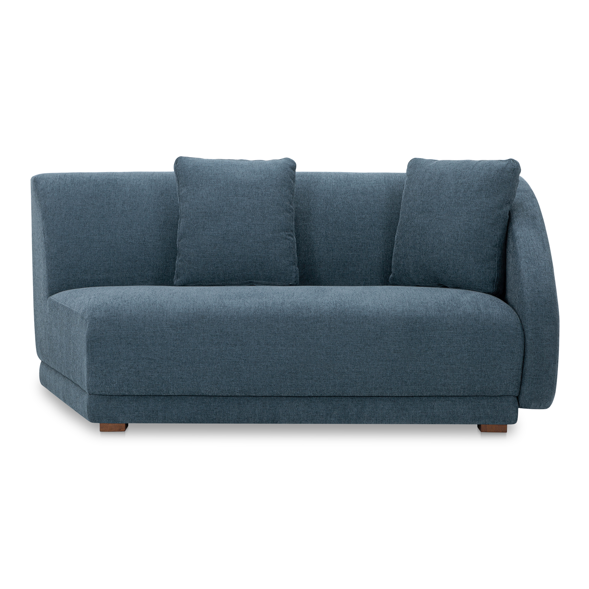 Moes Home Fraser Deep Blue Right Arm Facing Sofa
