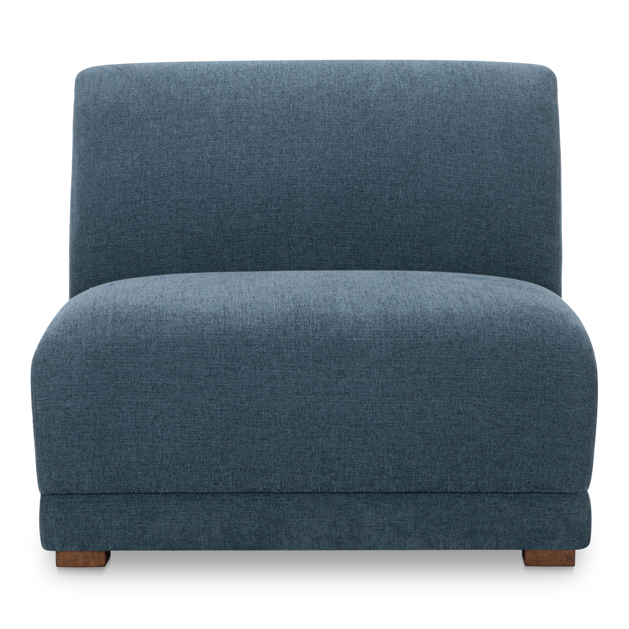 Moes Home Fraser Deep Blue Slipper Chair