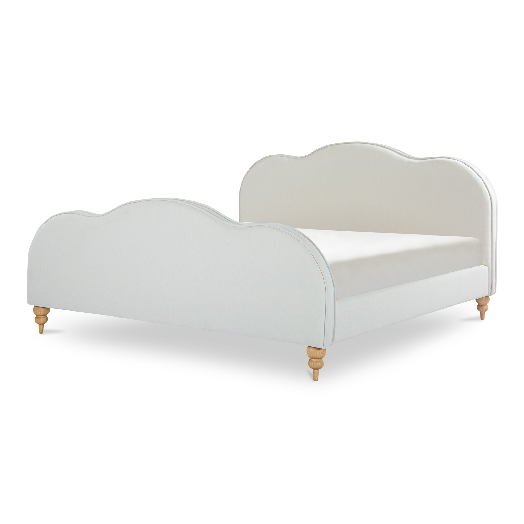 Moes Home Jacqueline White Queen Bed