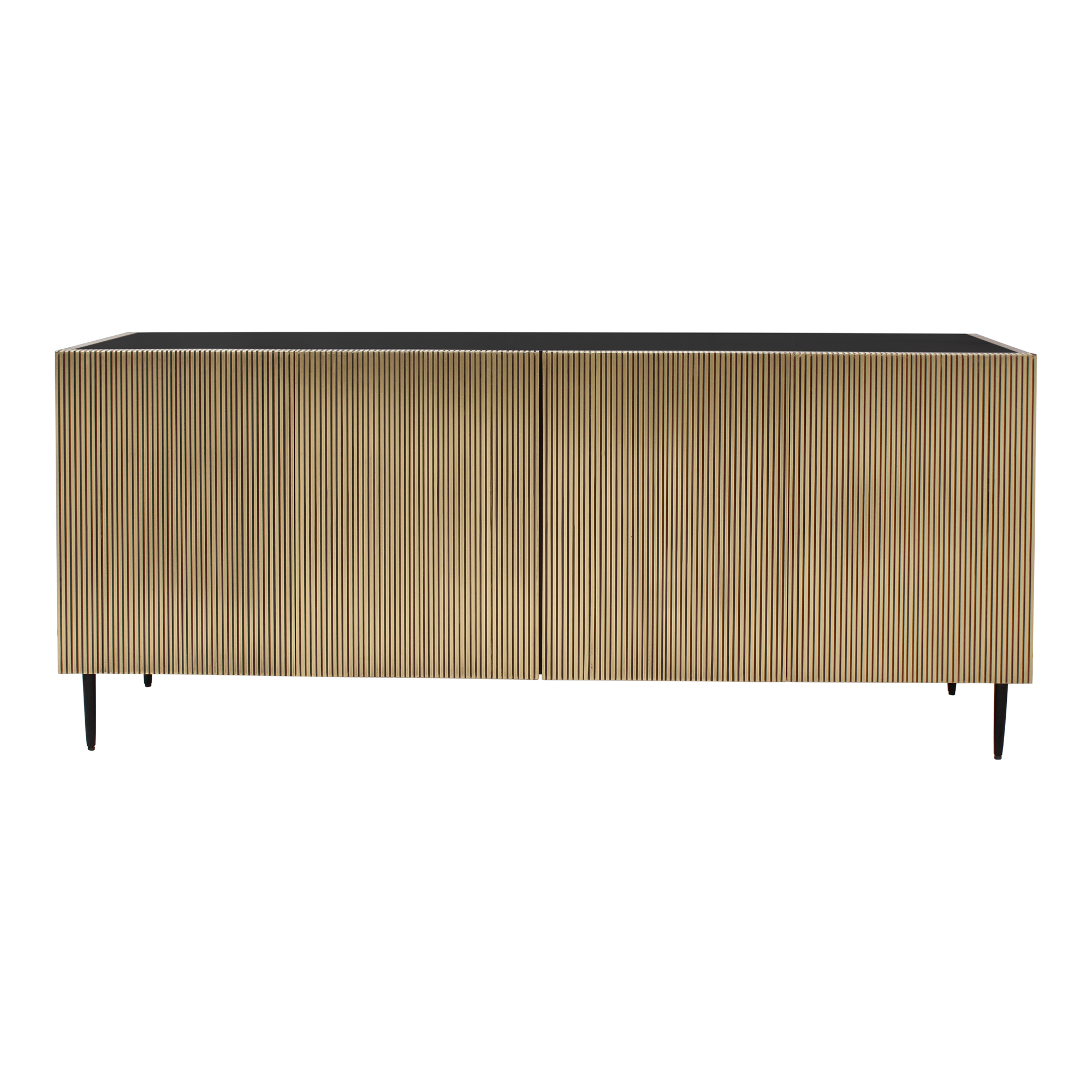 Moes Home Brogan Antique Brass Sideboard