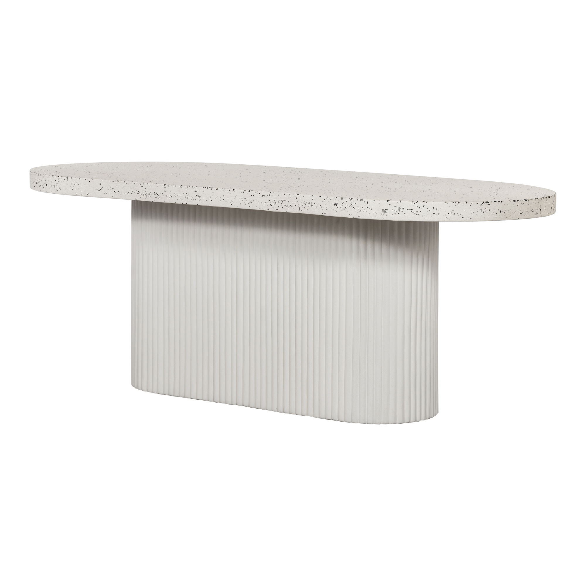 Moes Home Lyon Grey Cement 4pc Outdoor Dining Set