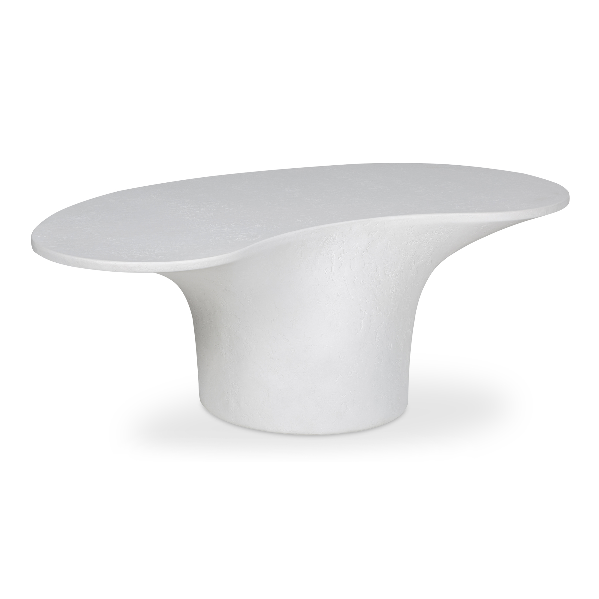 Moes Home Yumi White Outdoor Coffee Table