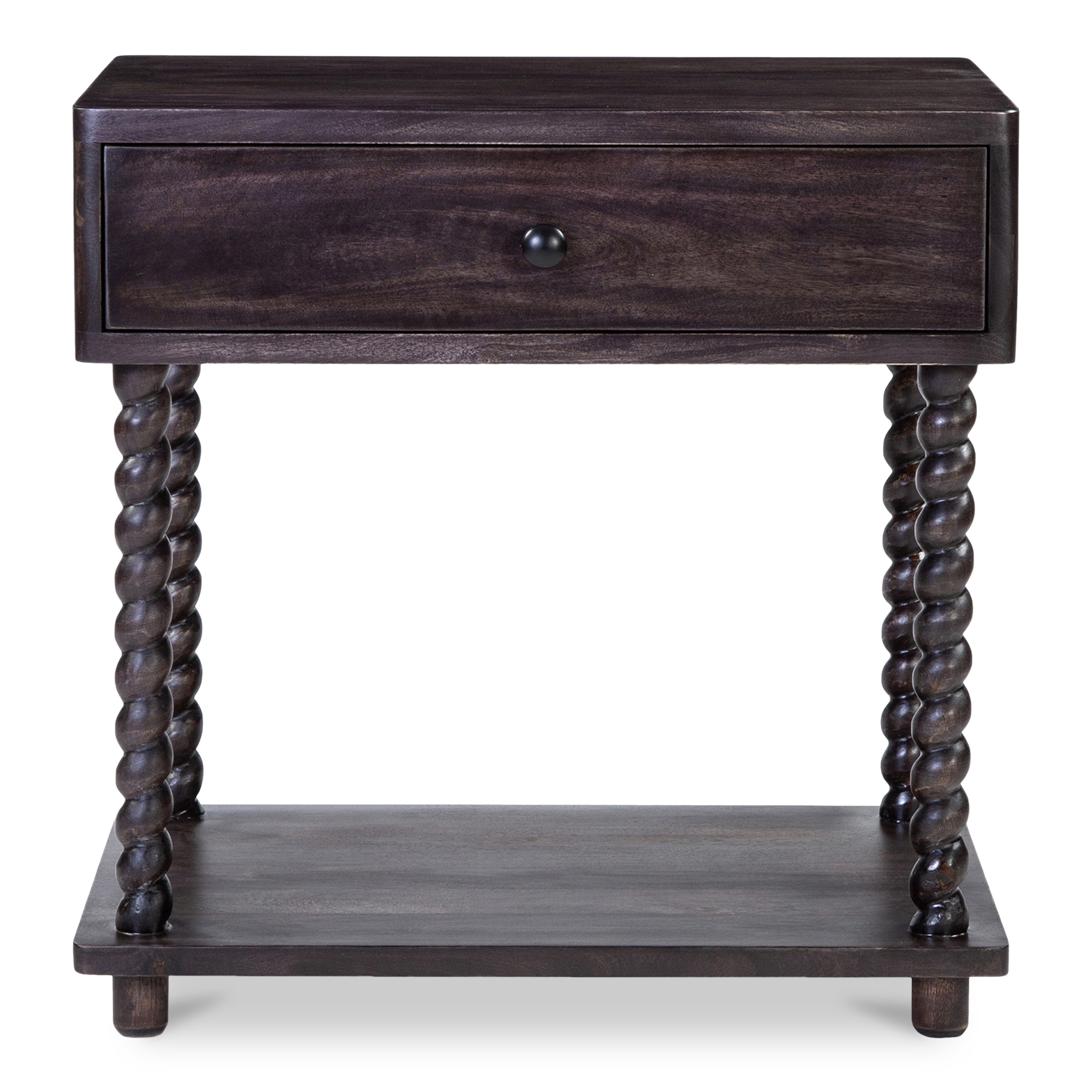 Moes Home Tabitha Dark Brown Nightstand MOE-PZ-1002-20